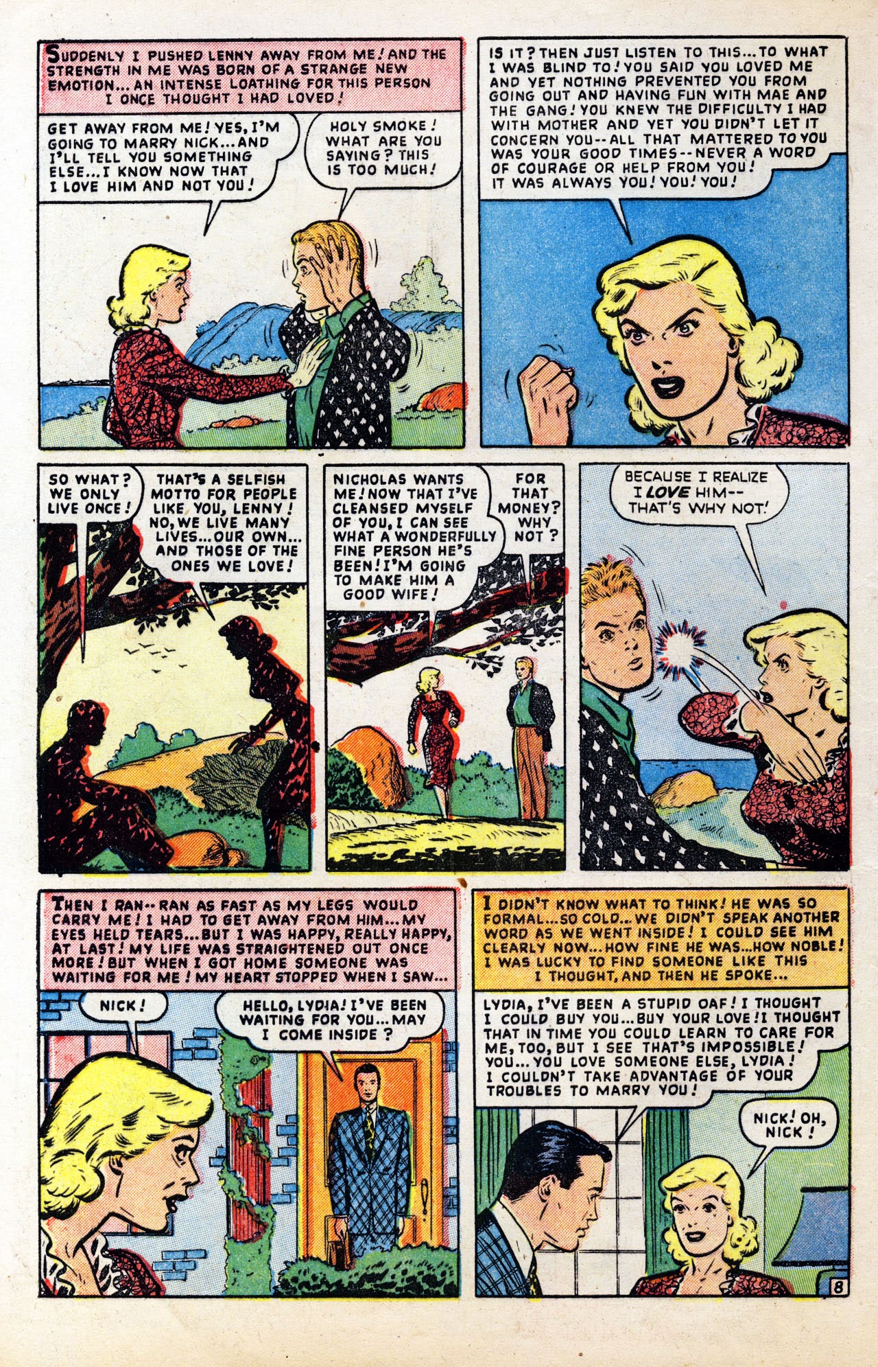 Read online My Love (1949) comic -  Issue #2 - 10
