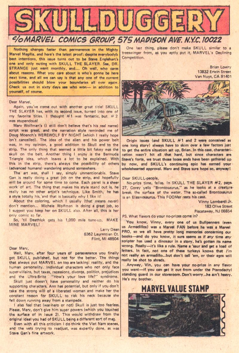 Read online Skull The Slayer comic -  Issue #4 - 19