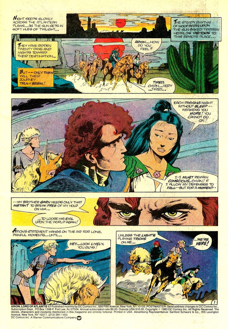 Read online Arion, Lord of Atlantis comic -  Issue #17 - 2