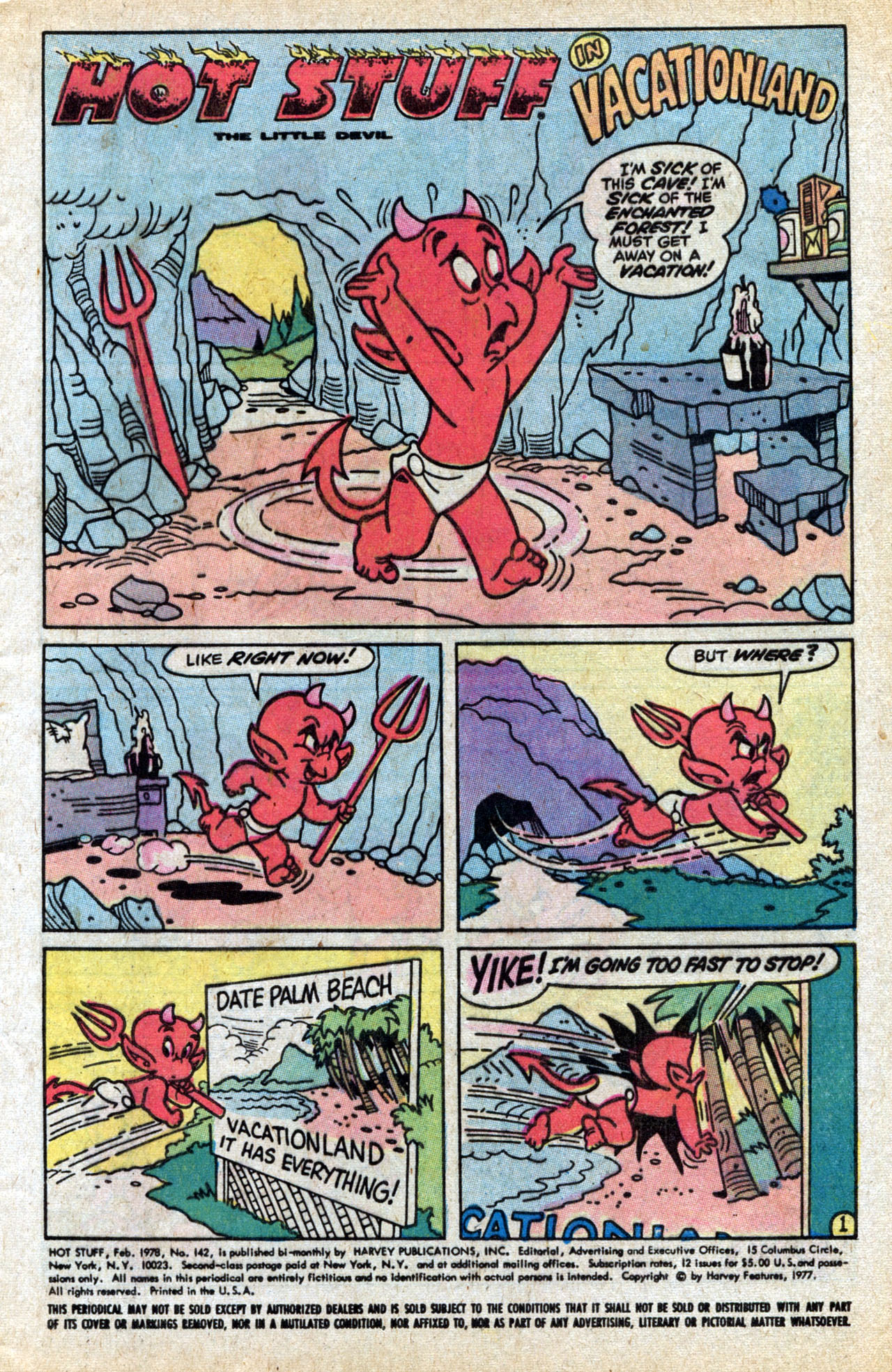 Read online Hot Stuff, the Little Devil comic -  Issue #142 - 5