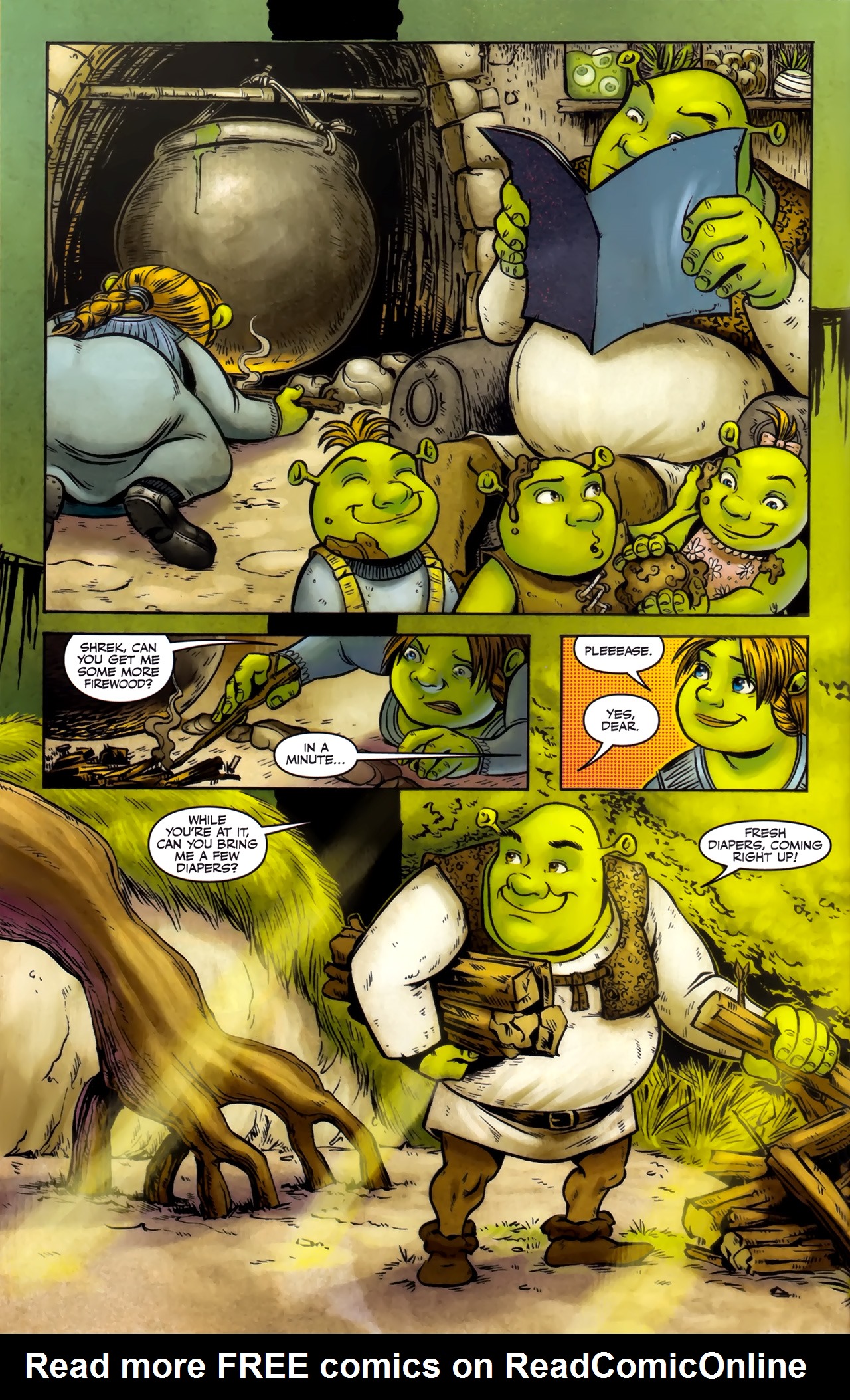 Read online Shrek (2010) comic -  Issue #2 - 4
