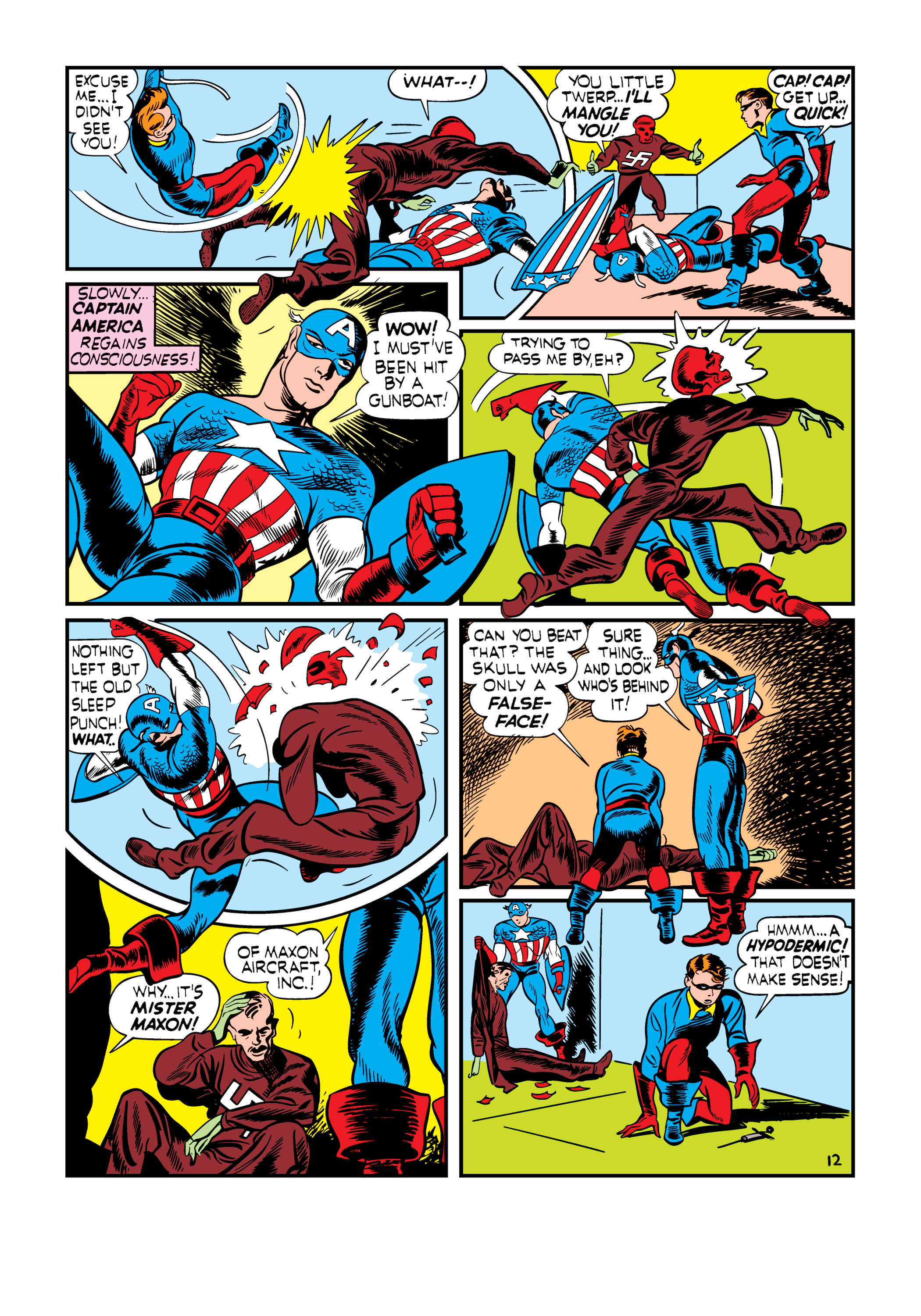 Read online Marvel Masterworks: Golden Age Captain America comic -  Issue # TPB 1 (Part 1) - 56
