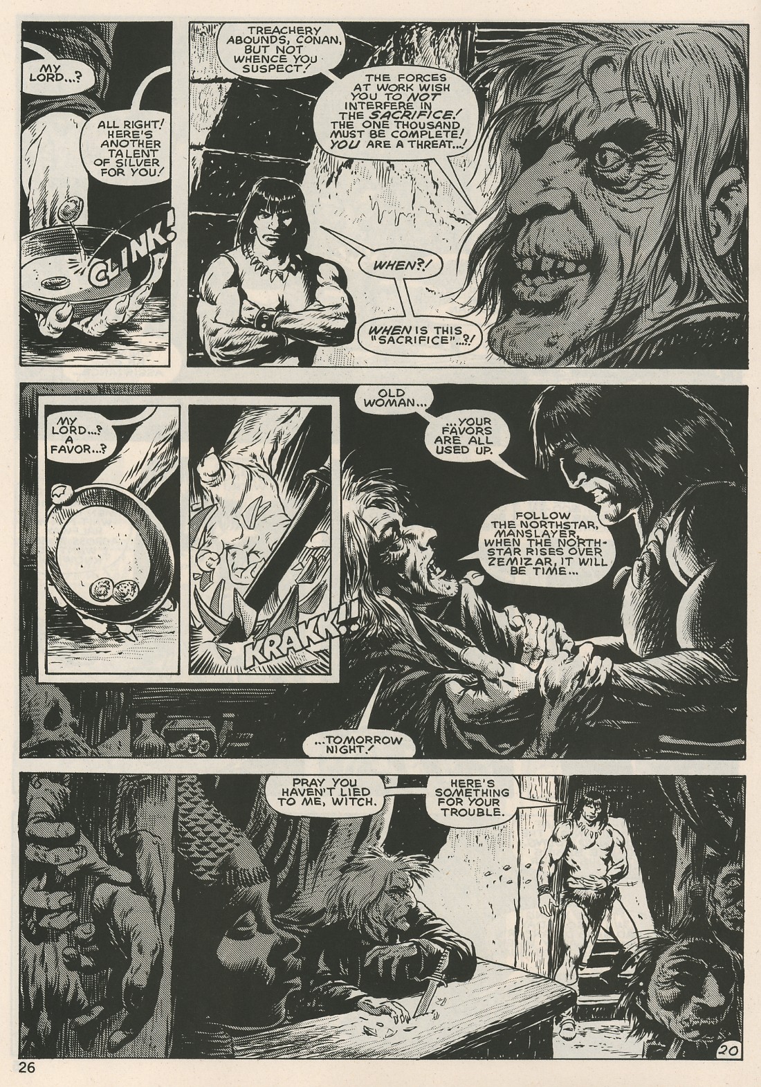 Read online The Savage Sword Of Conan comic -  Issue #125 - 26