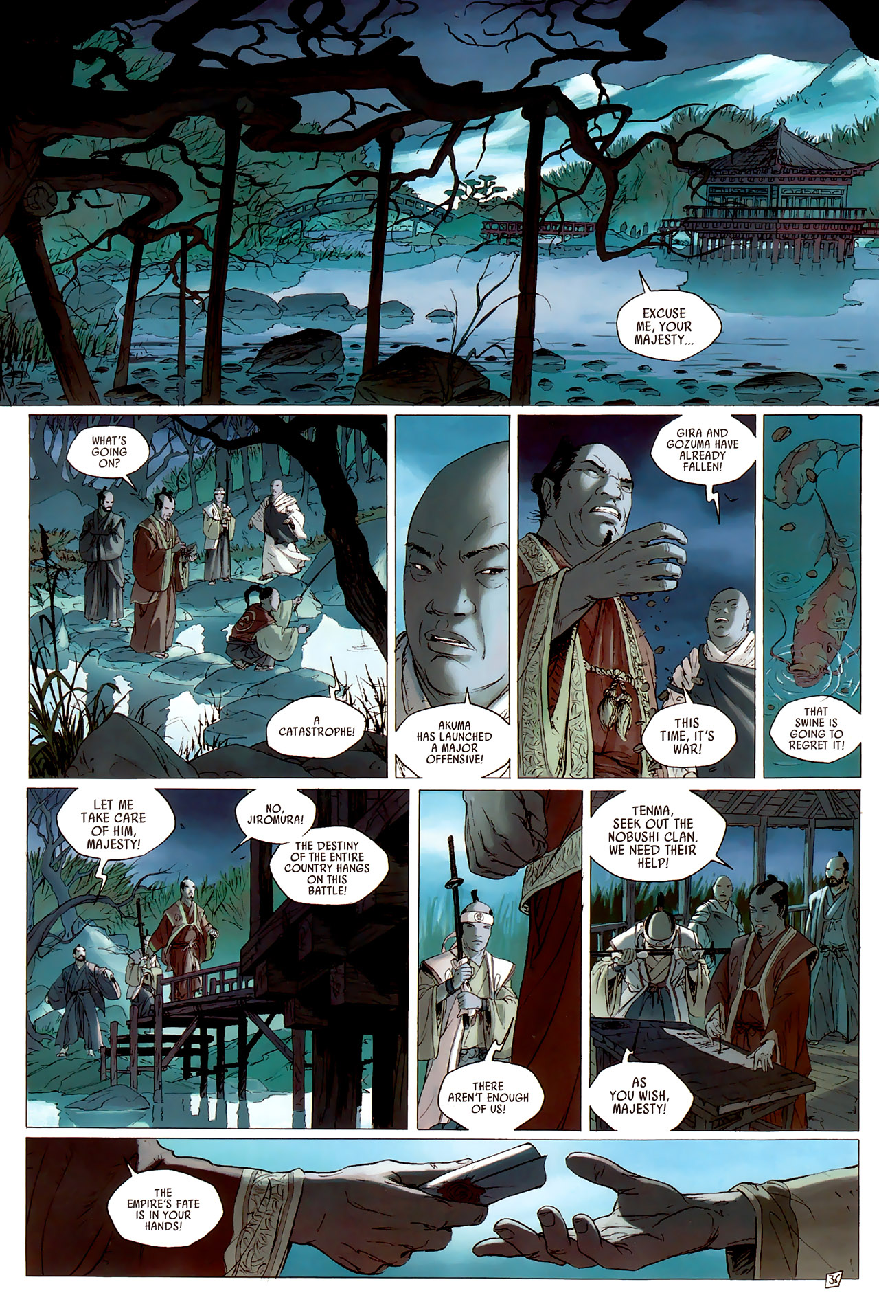 Read online Samurai: Legend comic -  Issue #3 - 36