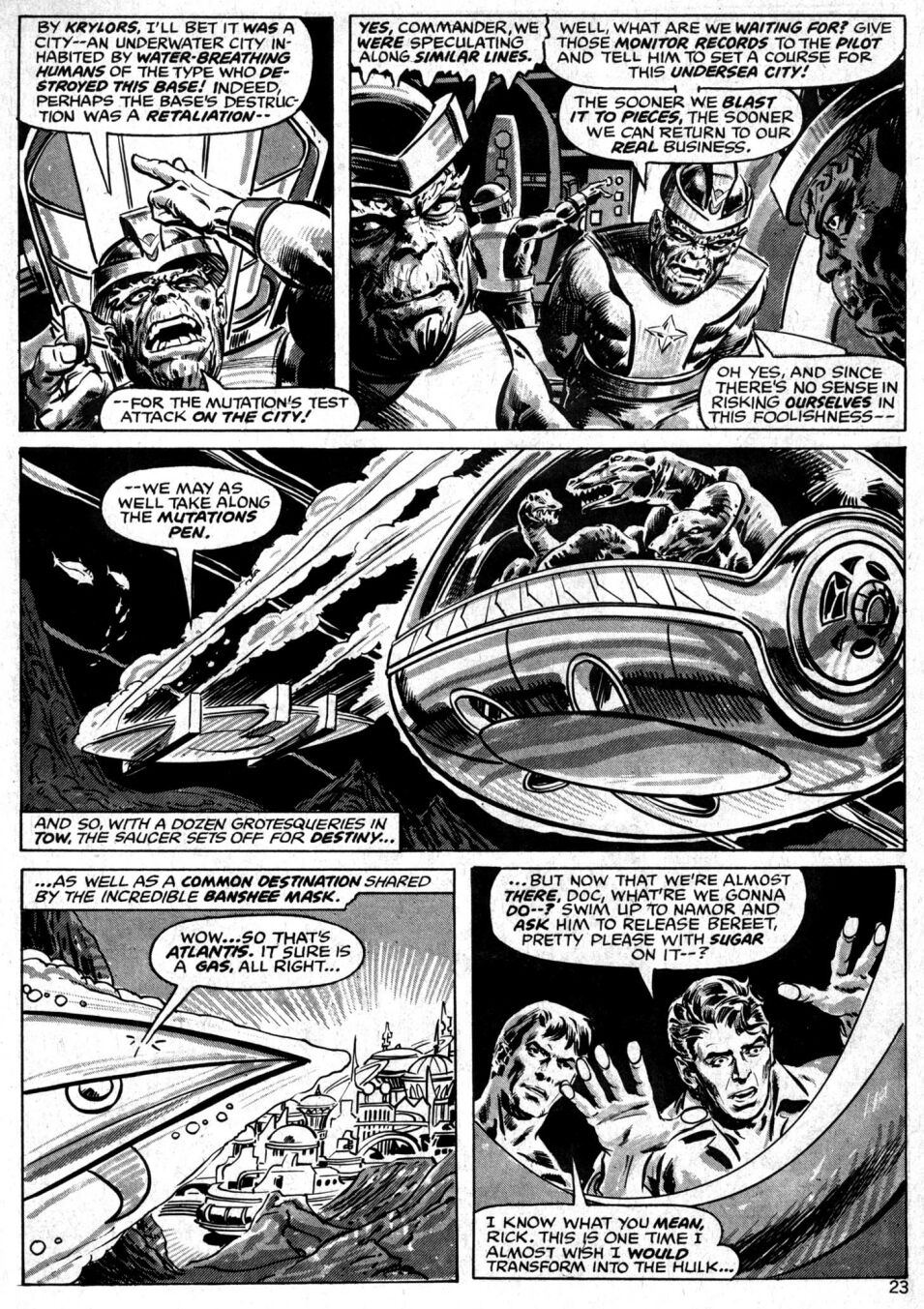 Read online The Rampaging Hulk comic -  Issue #6 - 23