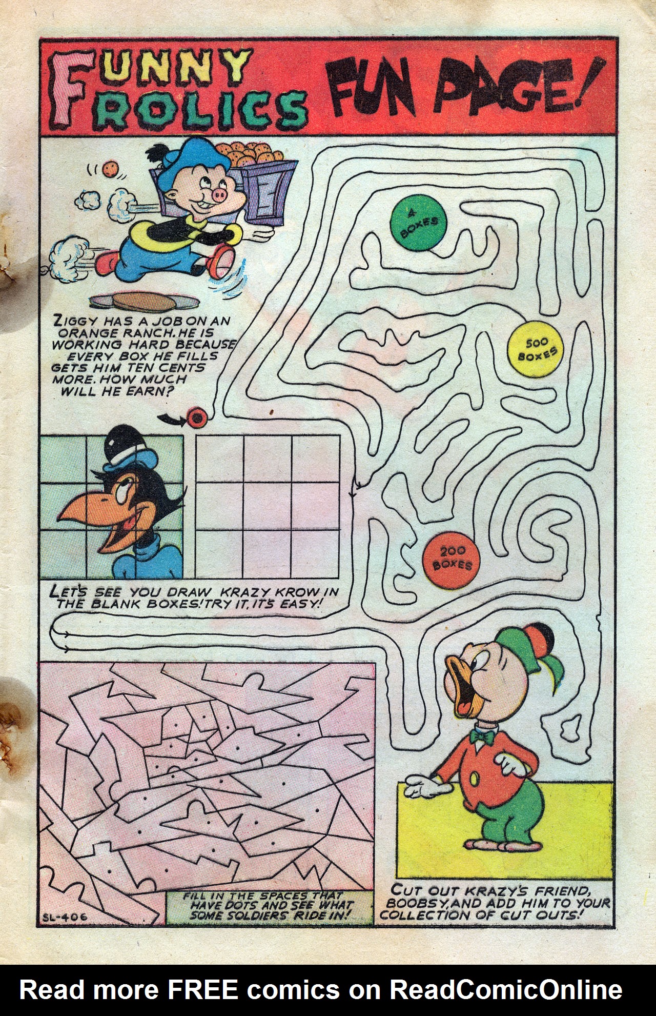 Read online Funny Frolics comic -  Issue #4 - 8
