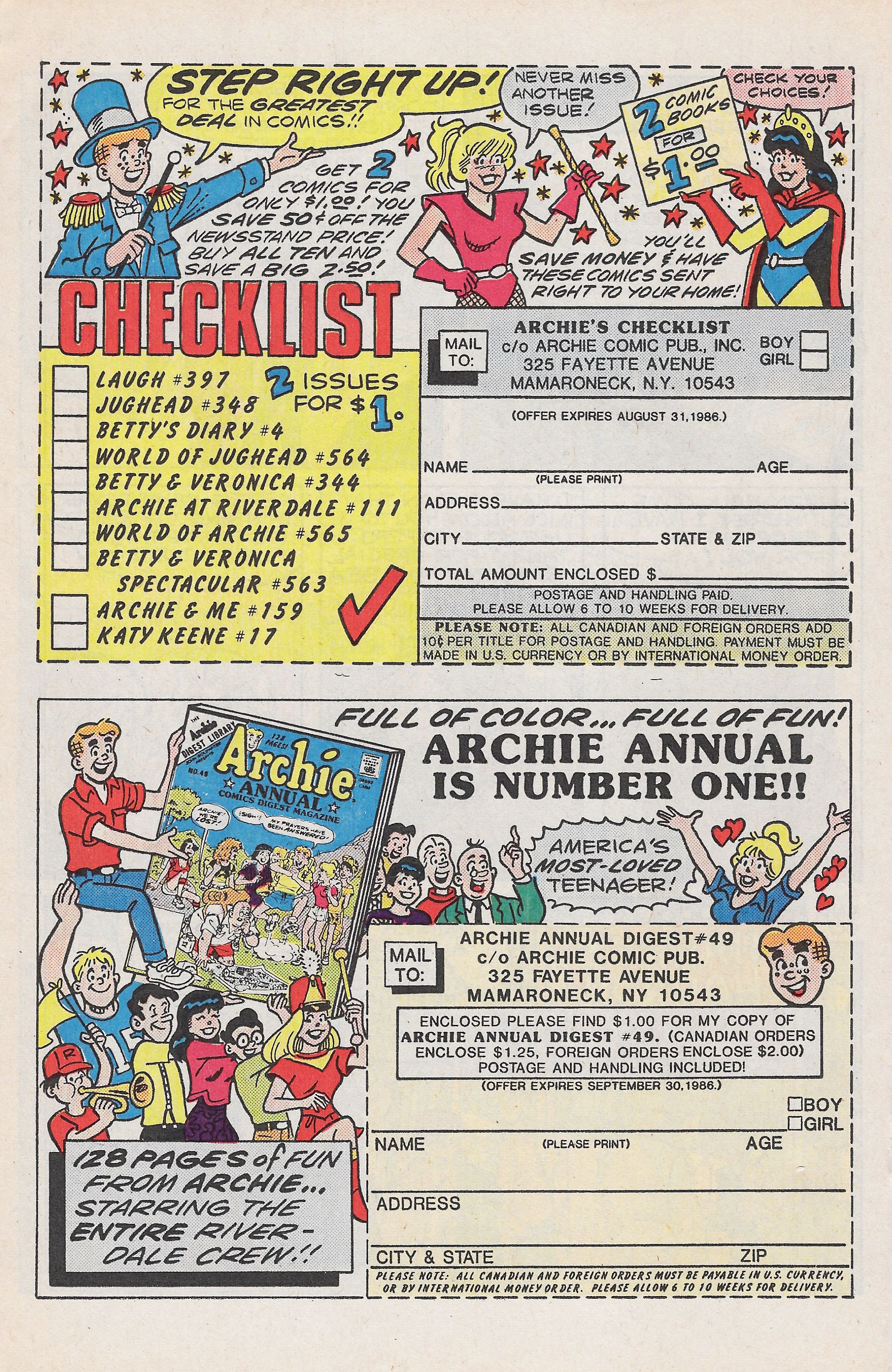Read online Archie Giant Series Magazine comic -  Issue #564 - 18