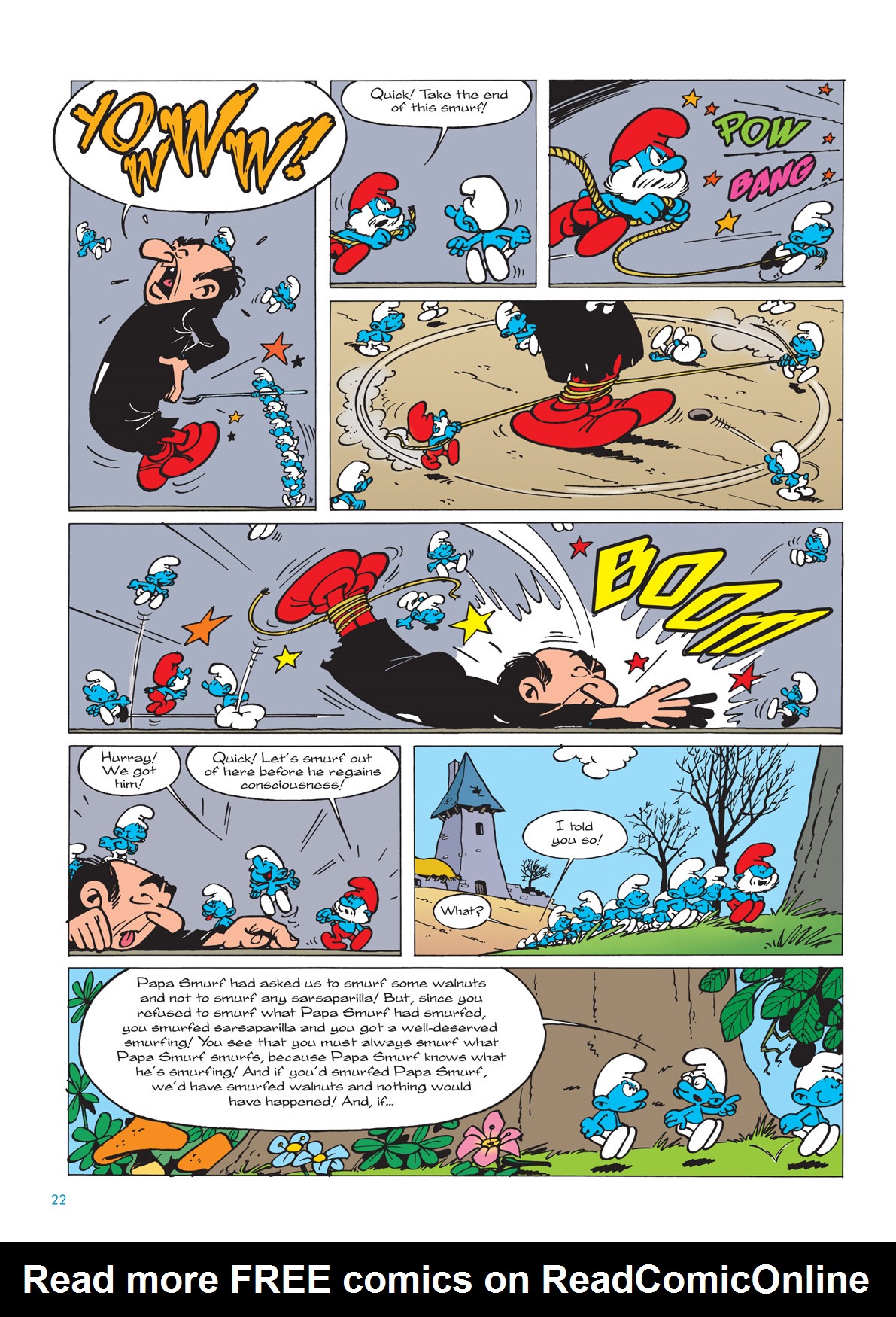 Read online The Smurfs comic -  Issue #9 - 22