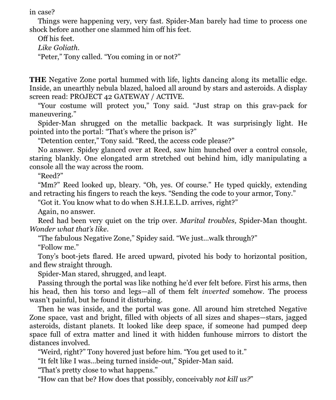Read online Civil War Prose Novel comic -  Issue # TPB (Part 2) - 9