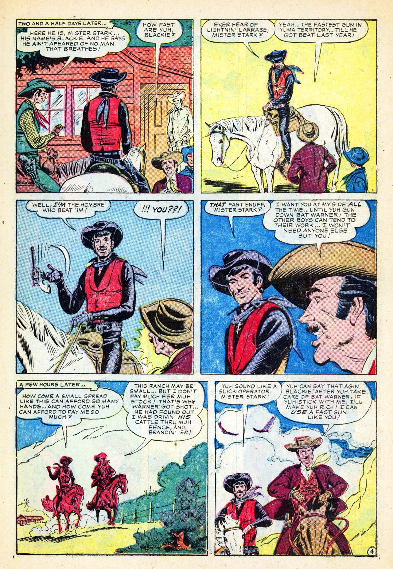 Read online Six-Gun Western comic -  Issue #1 - 23