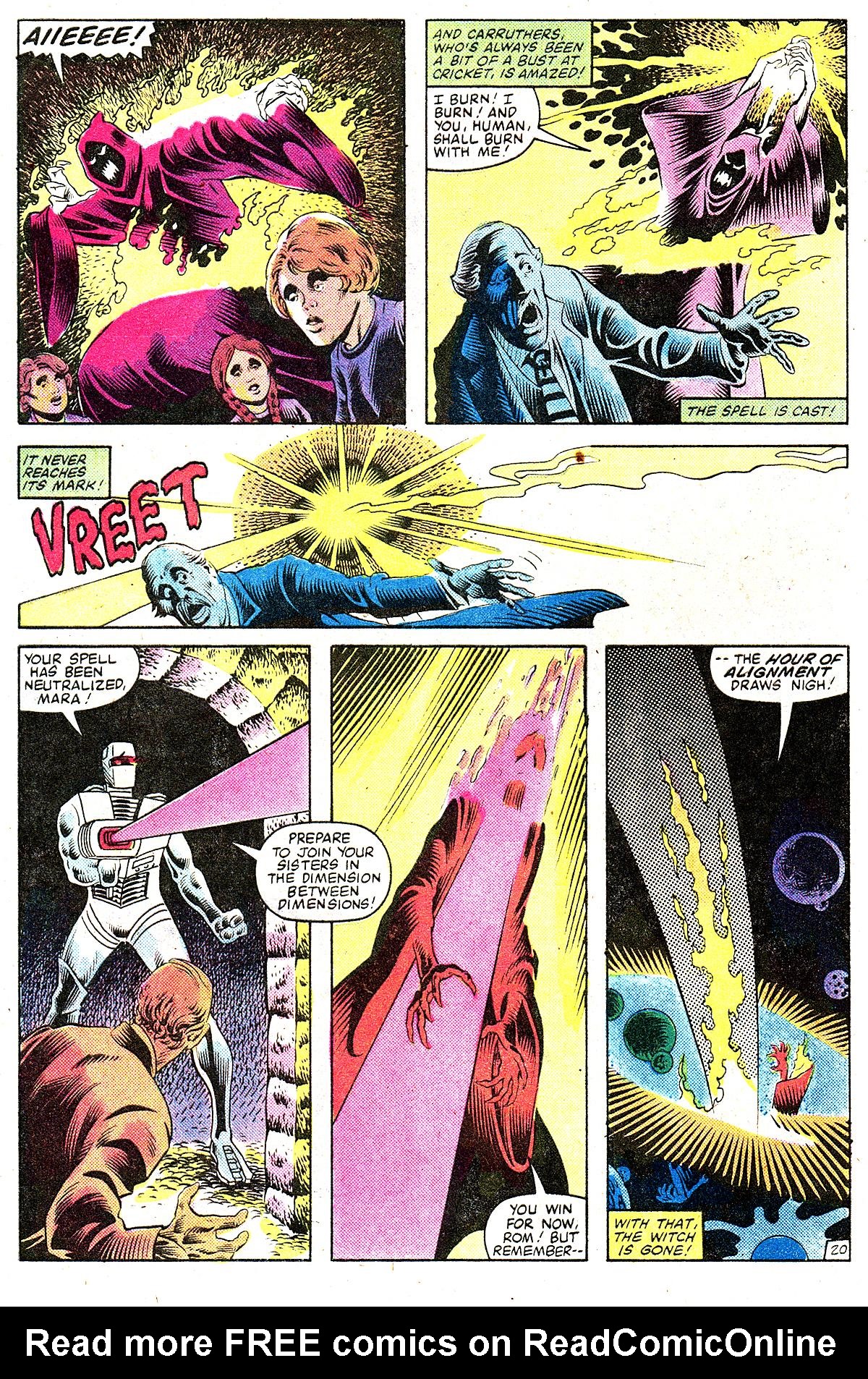 Read online ROM (1979) comic -  Issue #38 - 21