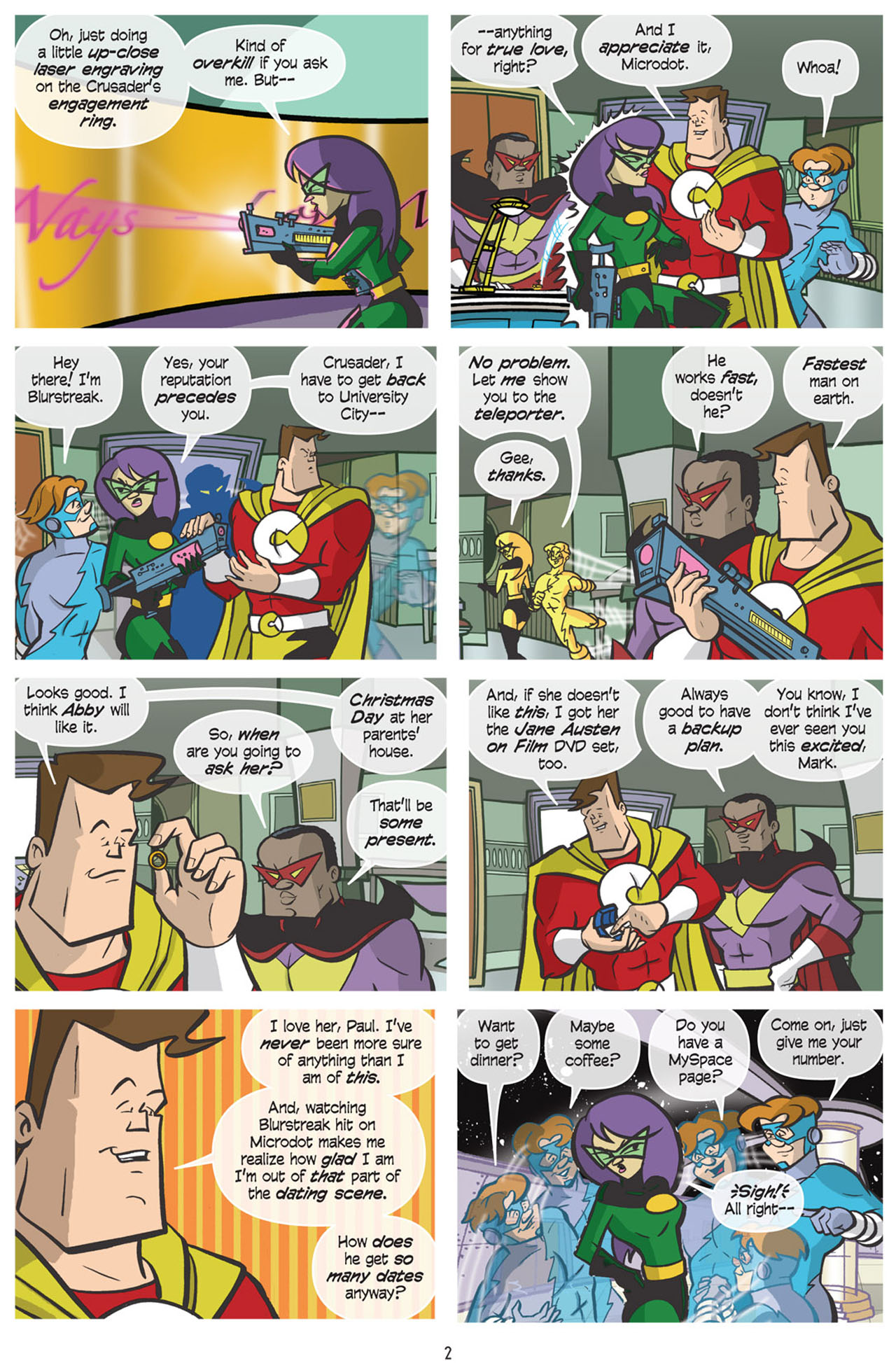 Read online Love and Capes comic -  Issue #7 - 4