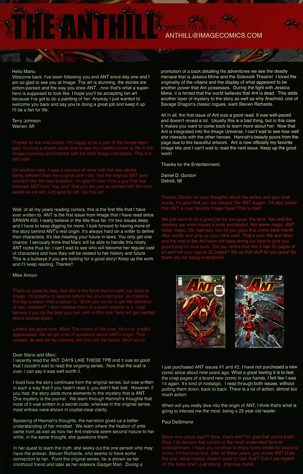 Read online Ant comic -  Issue #3 - 25