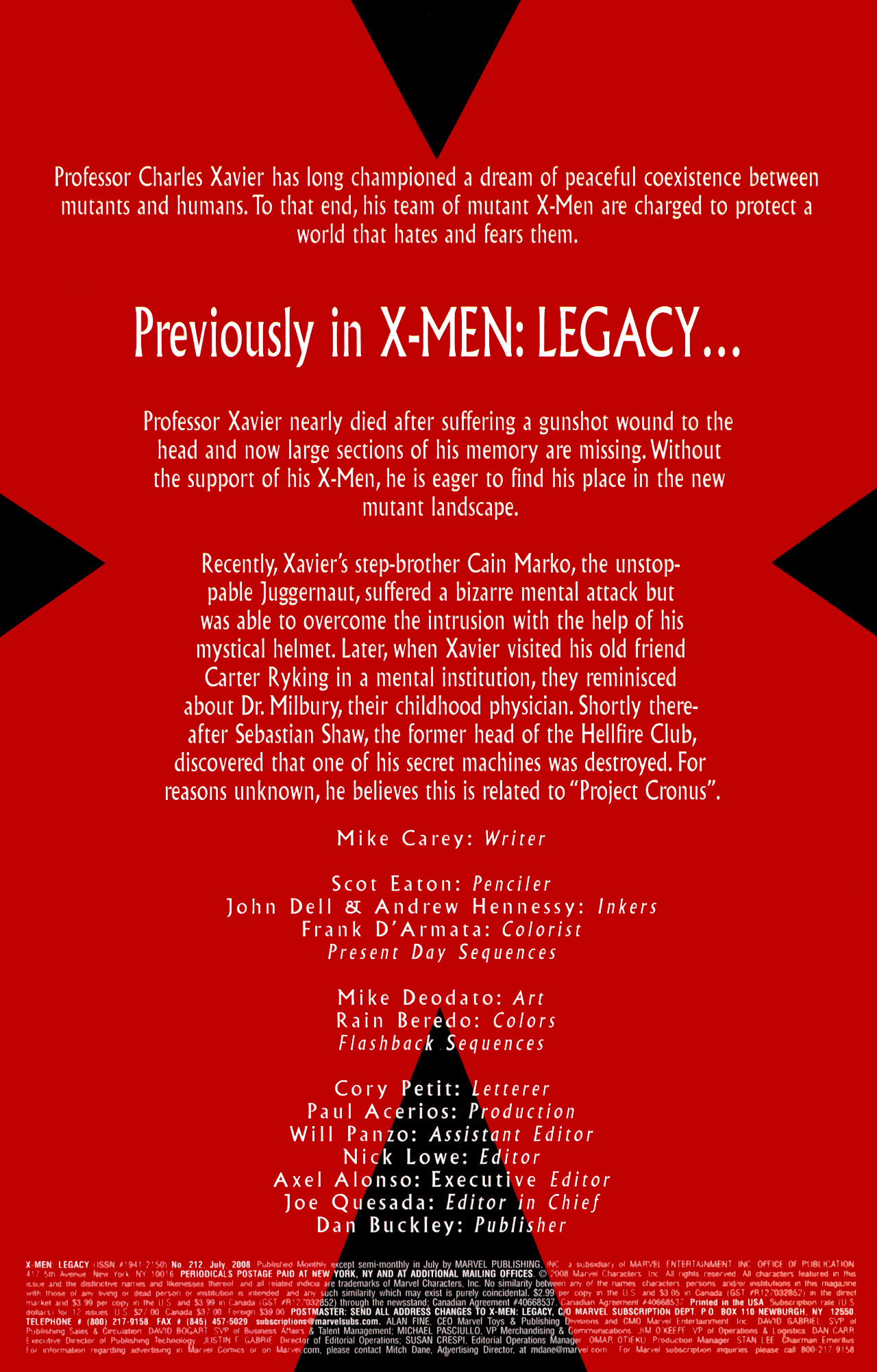 X-Men Legacy (2008) Issue #212 #6 - English 2