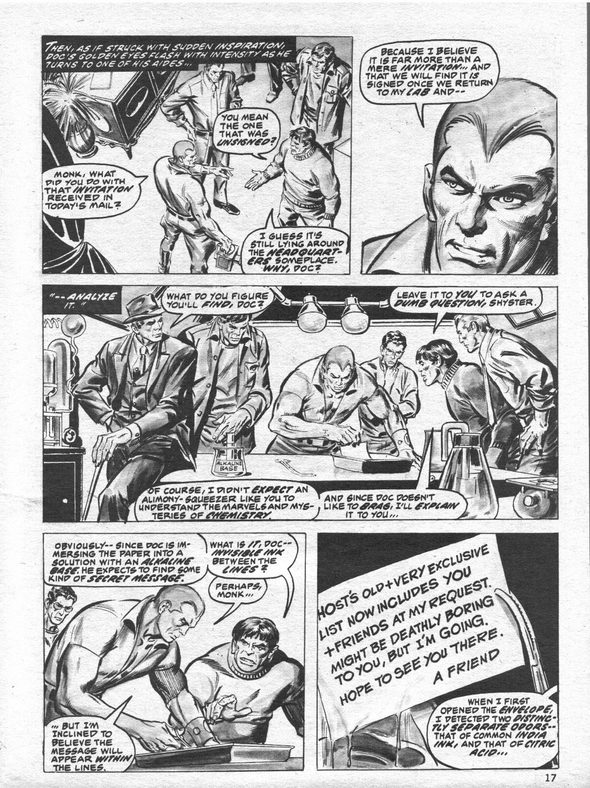 Read online Doc Savage (1975) comic -  Issue #4 - 17