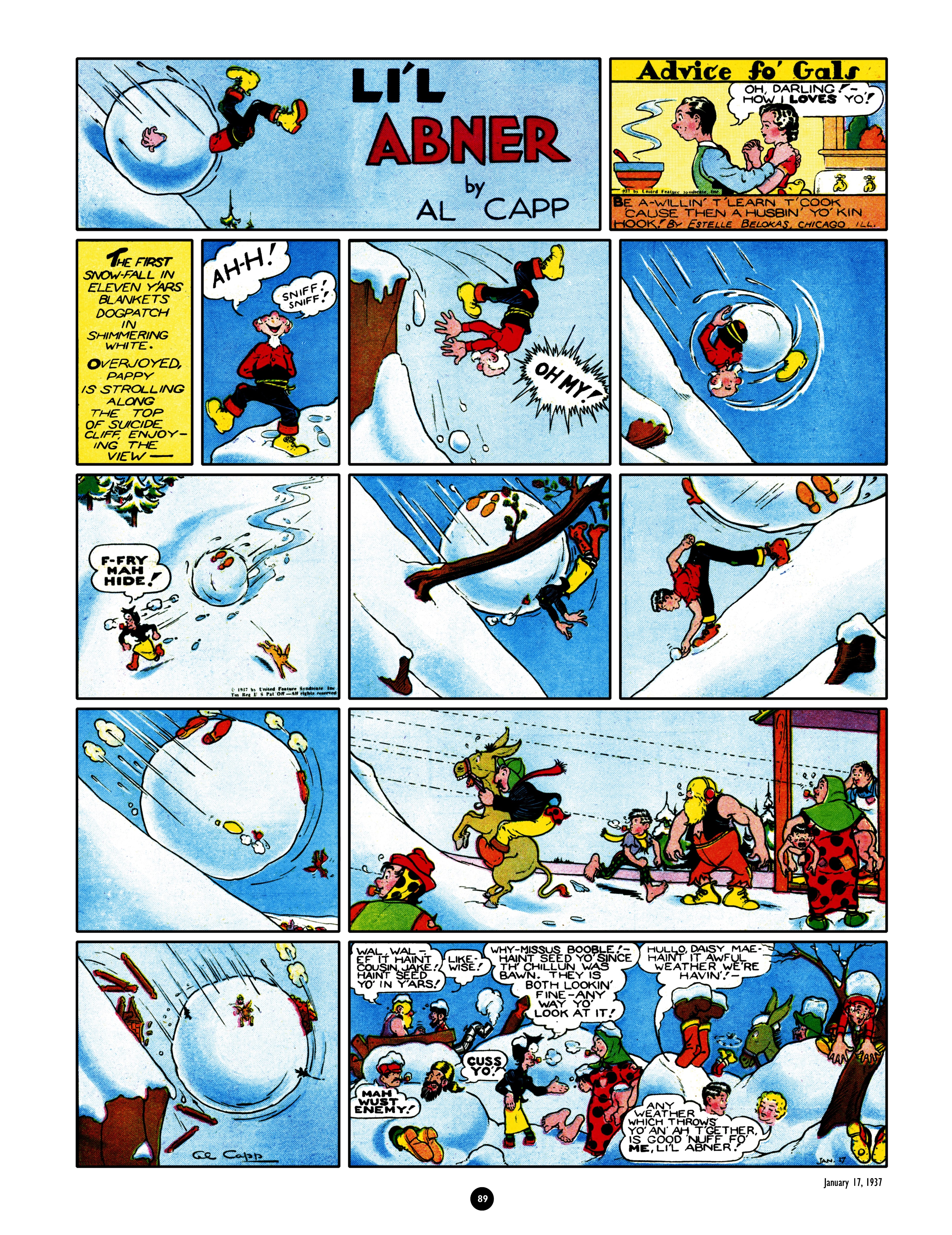 Read online Al Capp's Li'l Abner Complete Daily & Color Sunday Comics comic -  Issue # TPB 2 (Part 1) - 90