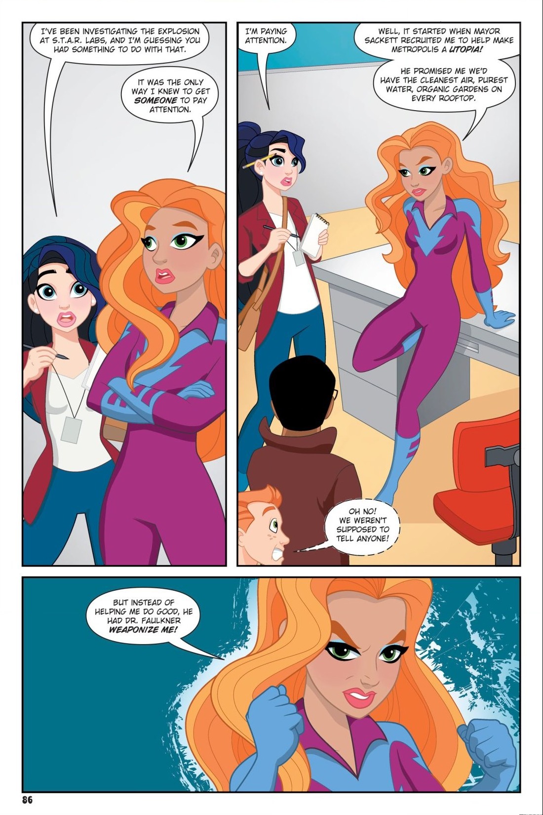 Read online DC Super Hero Girls: Date With Disaster comic -  Issue # TPB - 85