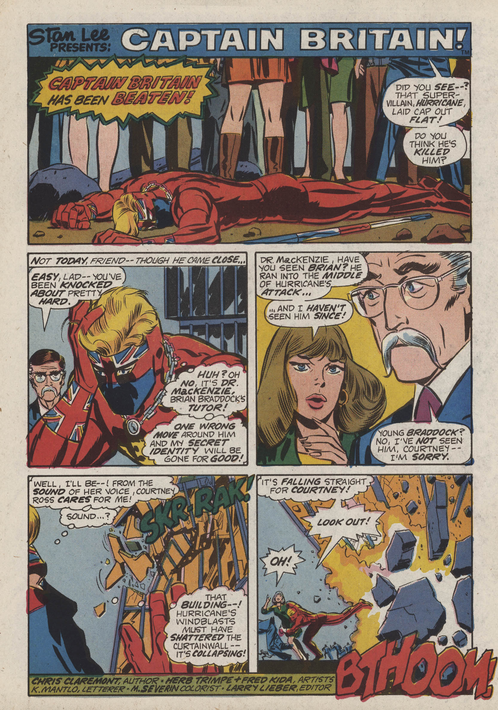 Read online Captain Britain (1976) comic -  Issue #5 - 2
