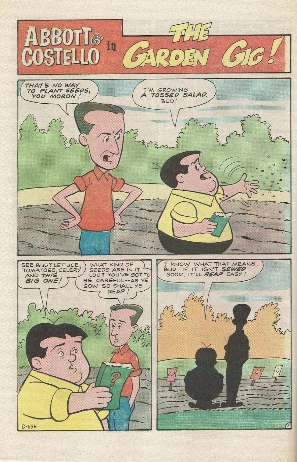 Read online Abbott & Costello comic -  Issue #18 - 25