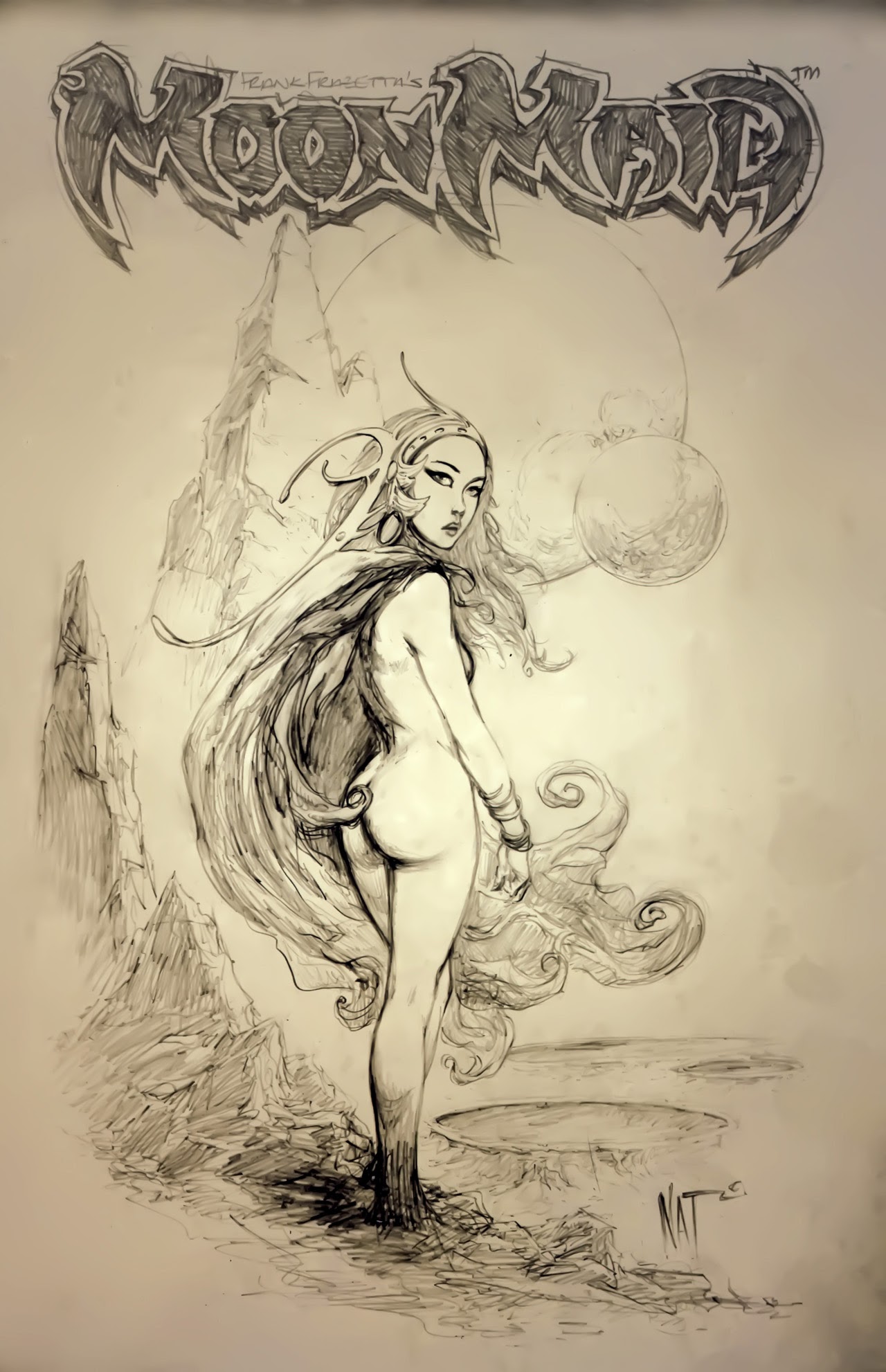 Read online Frank Frazetta's Moon Maid comic -  Issue # Full - 5
