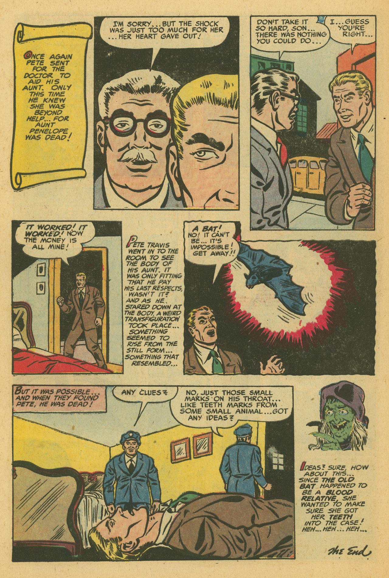 Read online Weird Mysteries (1952) comic -  Issue #5 - 32