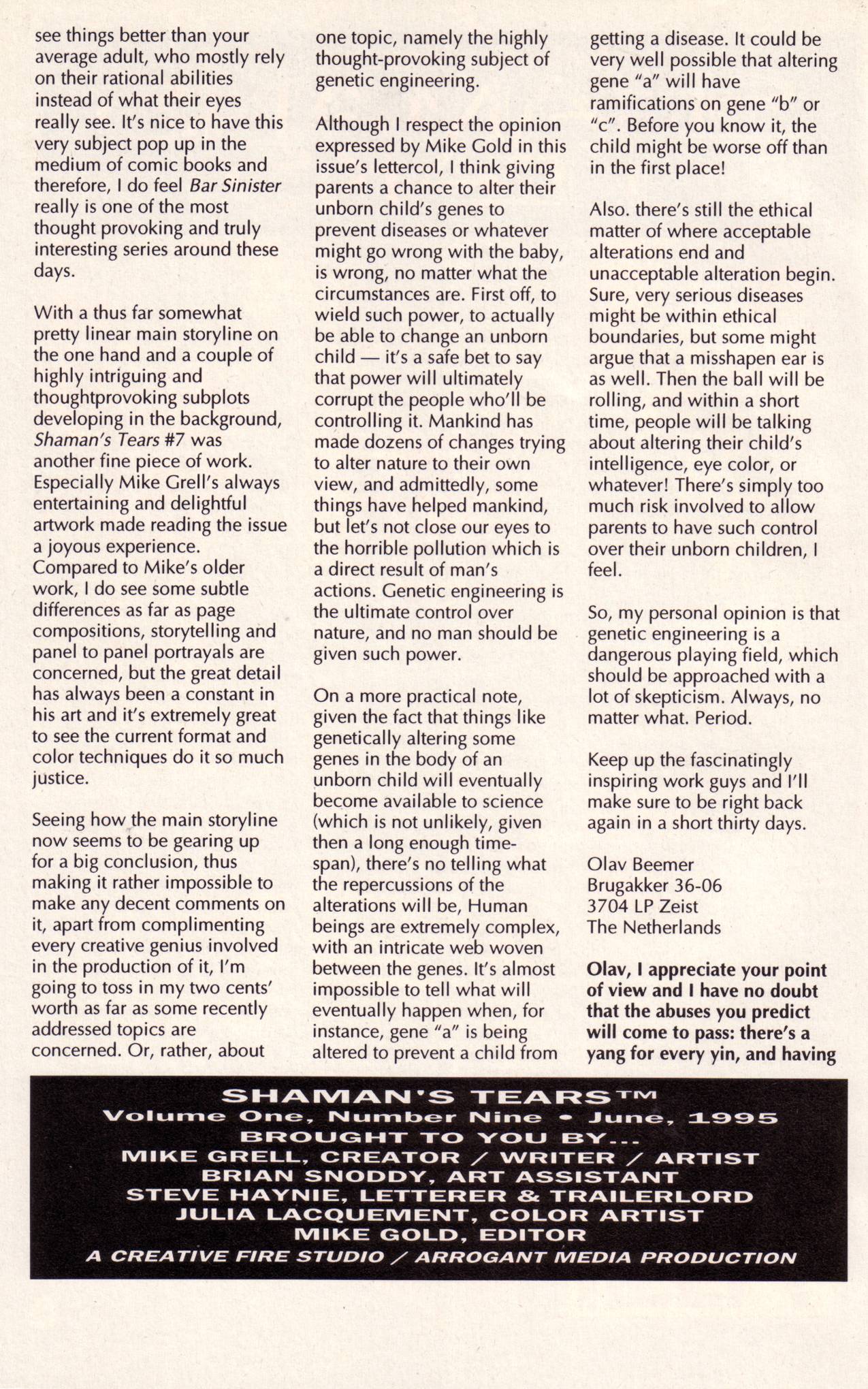 Read online Shaman's Tears comic -  Issue #9 - 23