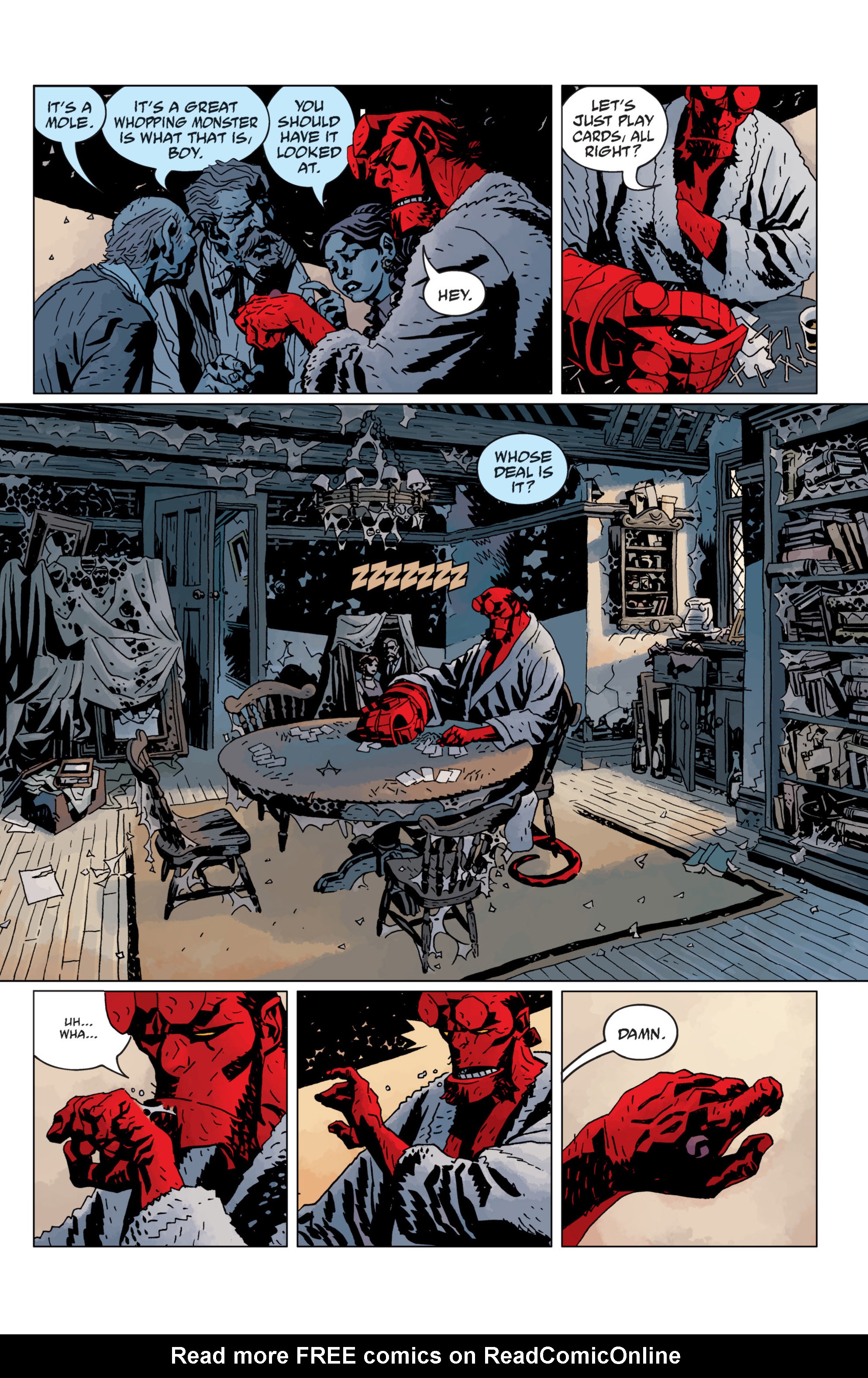 Read online Hellboy comic -  Issue #10 - 137