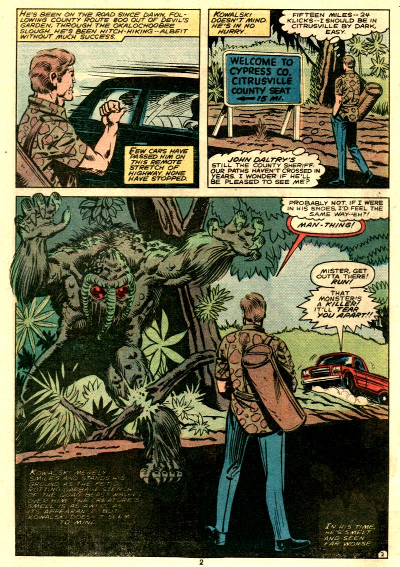 Read online Man-Thing (1979) comic -  Issue #10 - 3