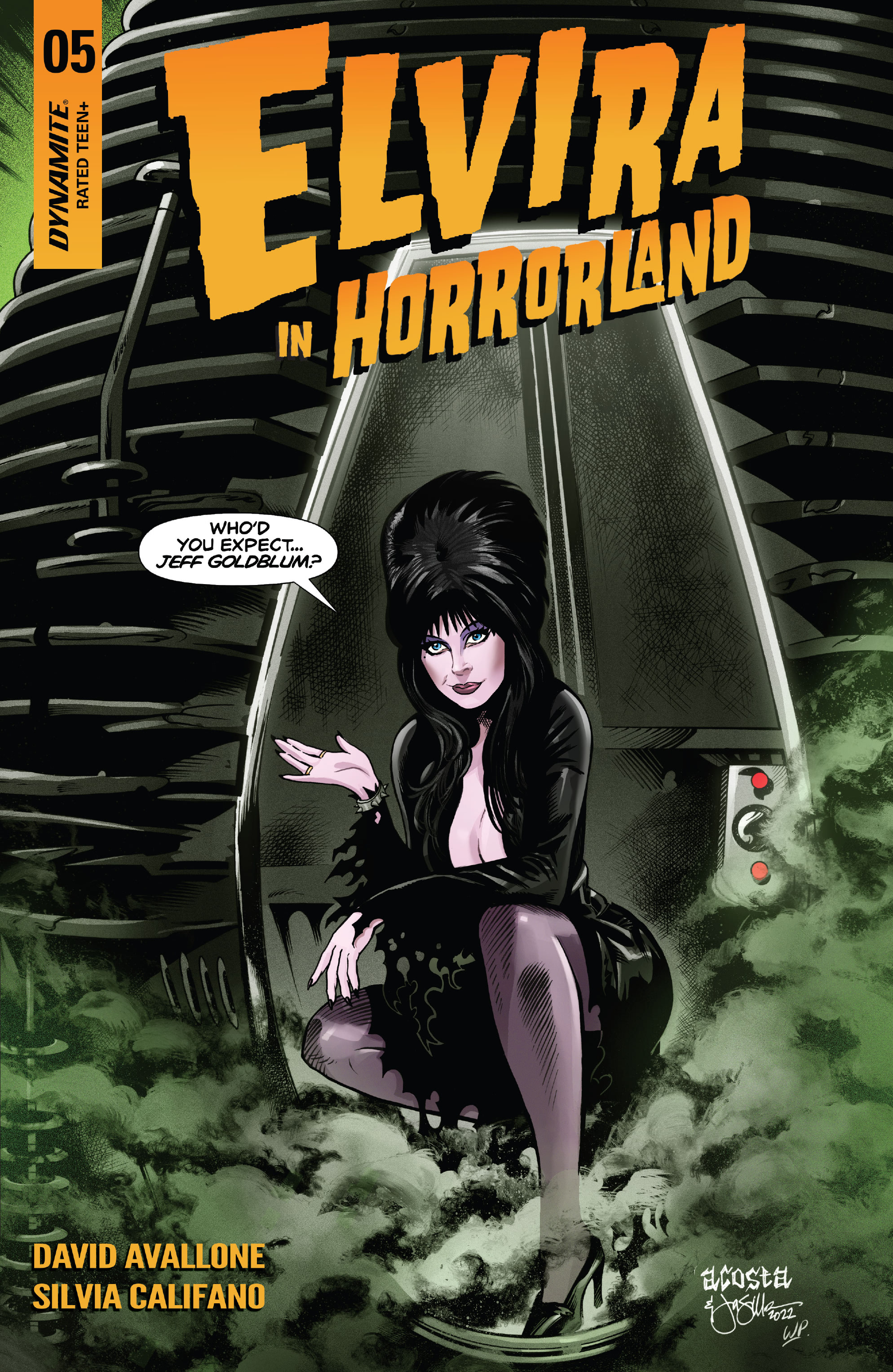 Read online Elvira in Horrorland comic -  Issue #5 - 1