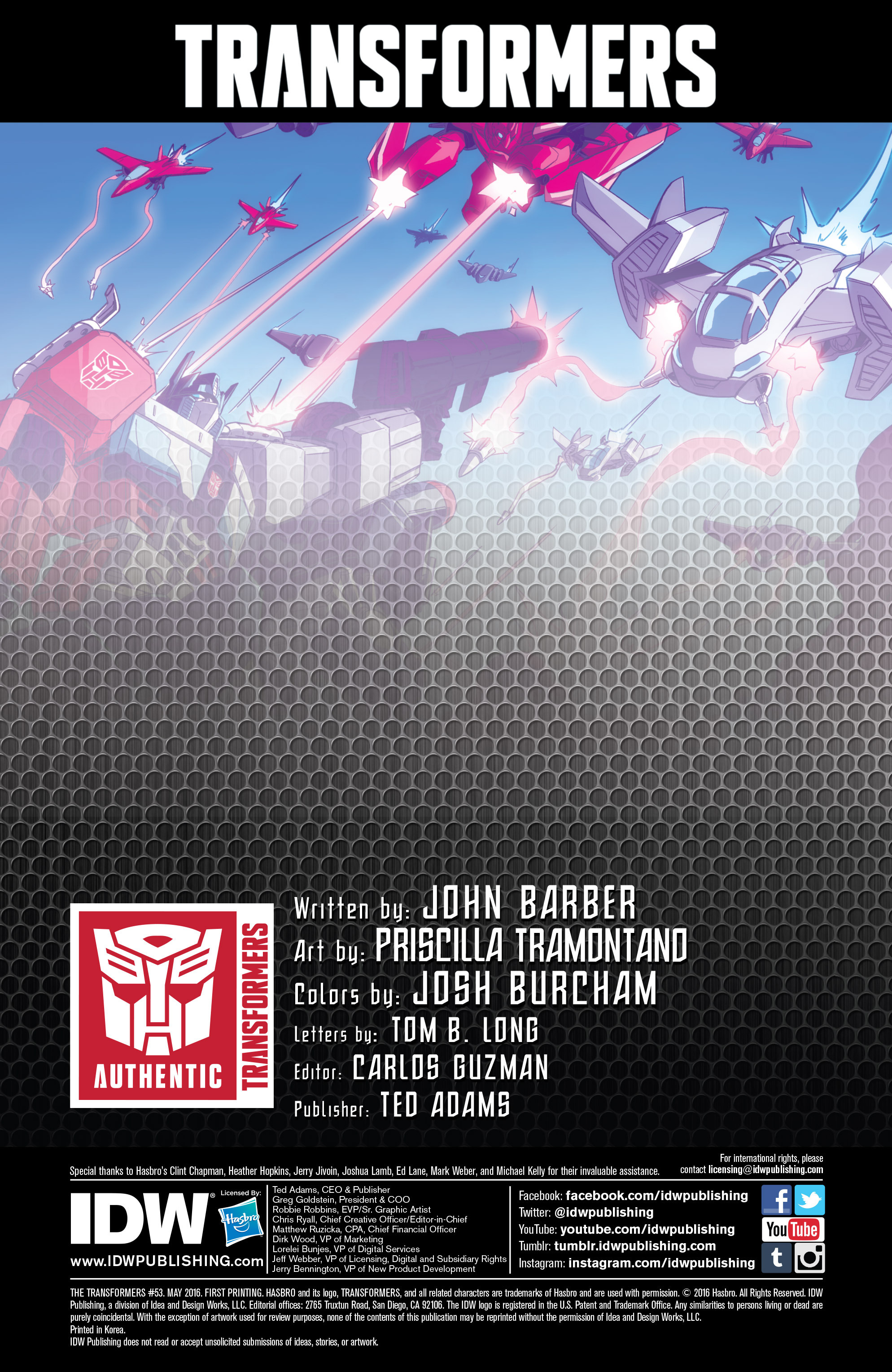 Read online The Transformers (2014) comic -  Issue #53 - 2