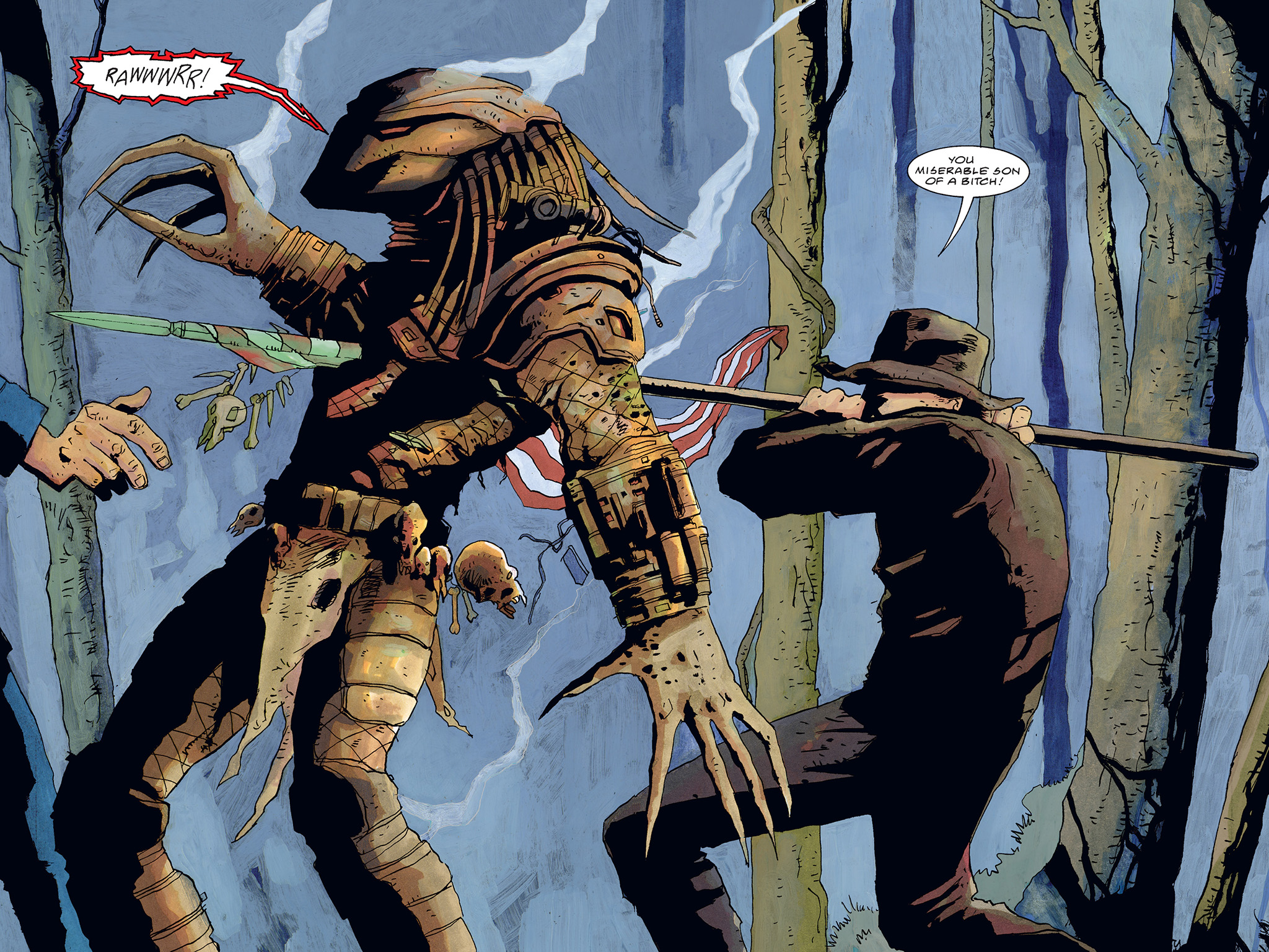 Read online Predator: Hell Come a Walkin'/1718 comic -  Issue # Full - 40