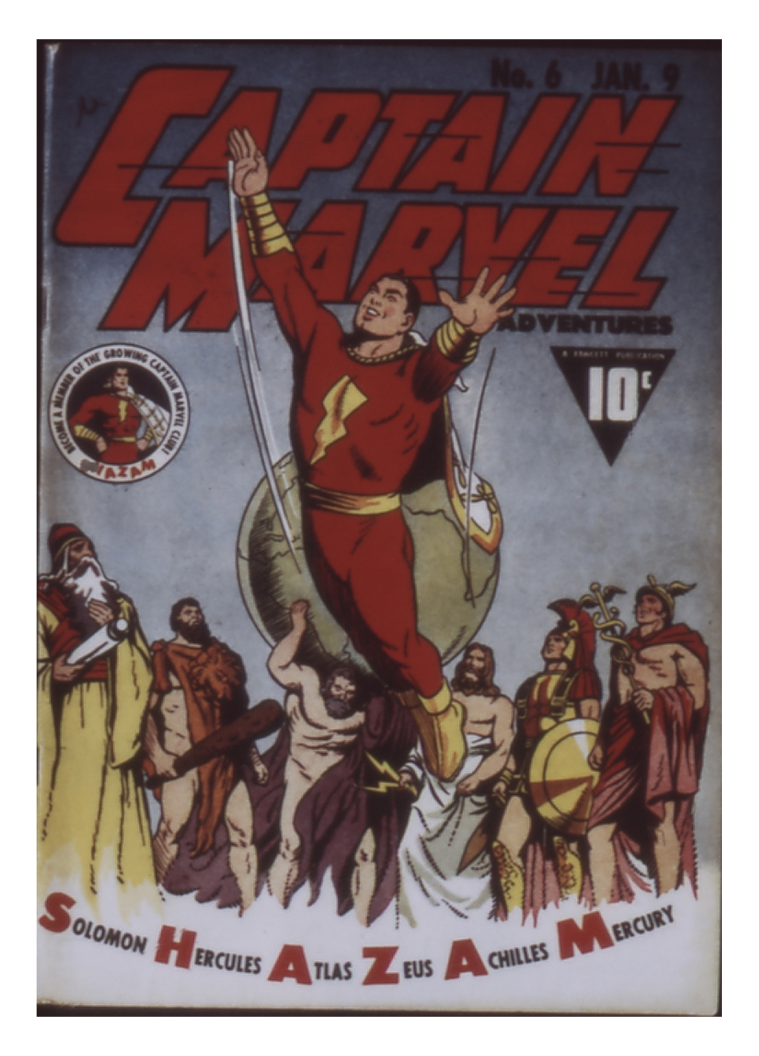 Read online Captain Marvel Adventures comic -  Issue #6 - 1