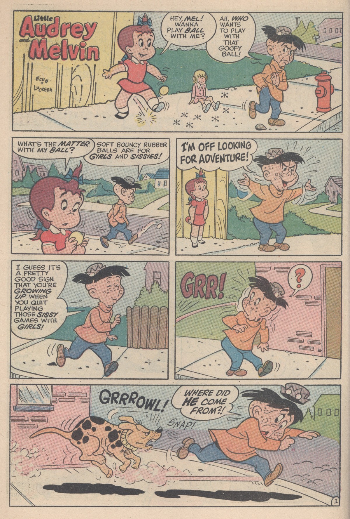 Read online Little Audrey And Melvin comic -  Issue #42 - 10