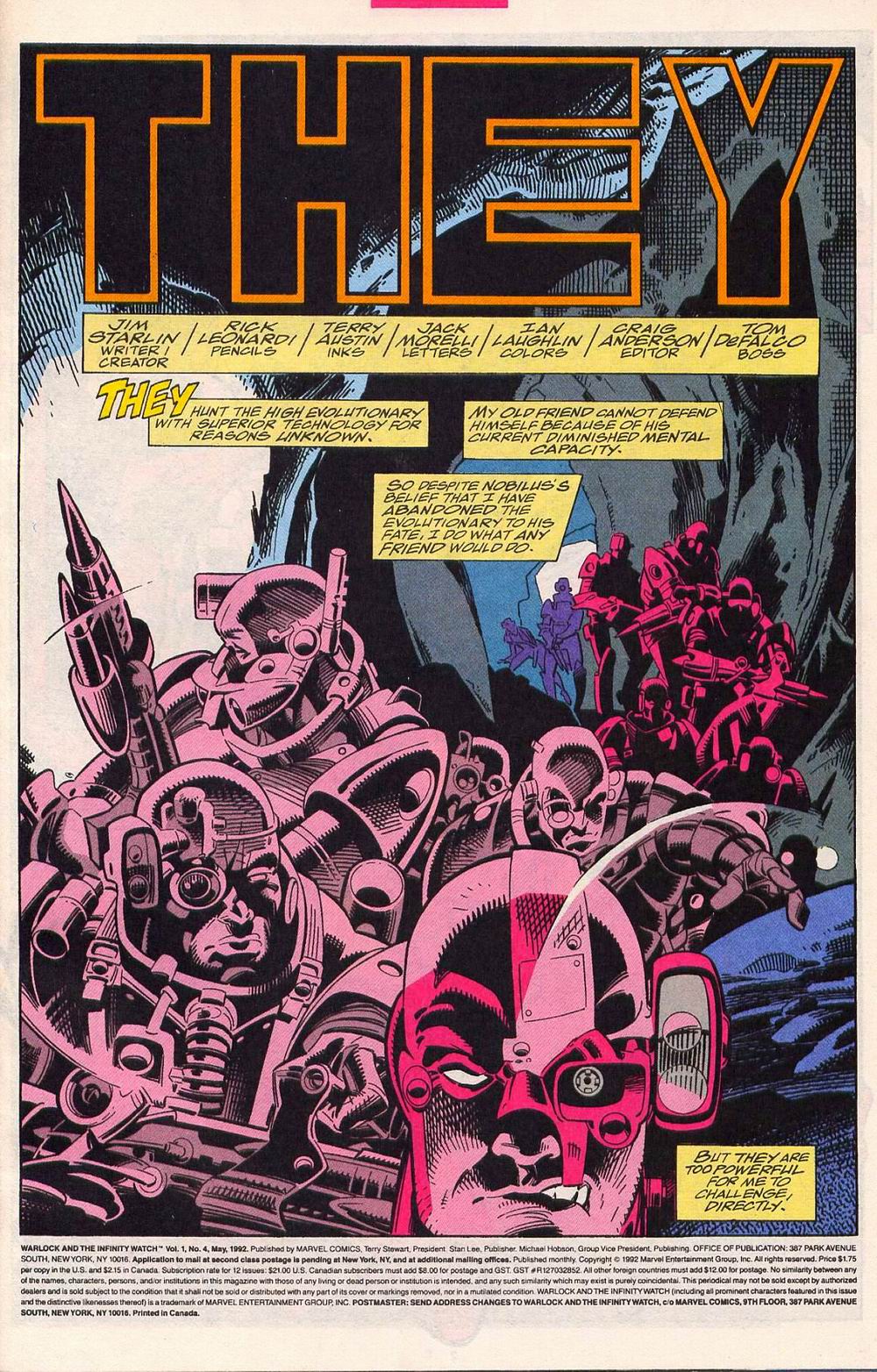 Read online Warlock and the Infinity Watch comic -  Issue #4 - 2