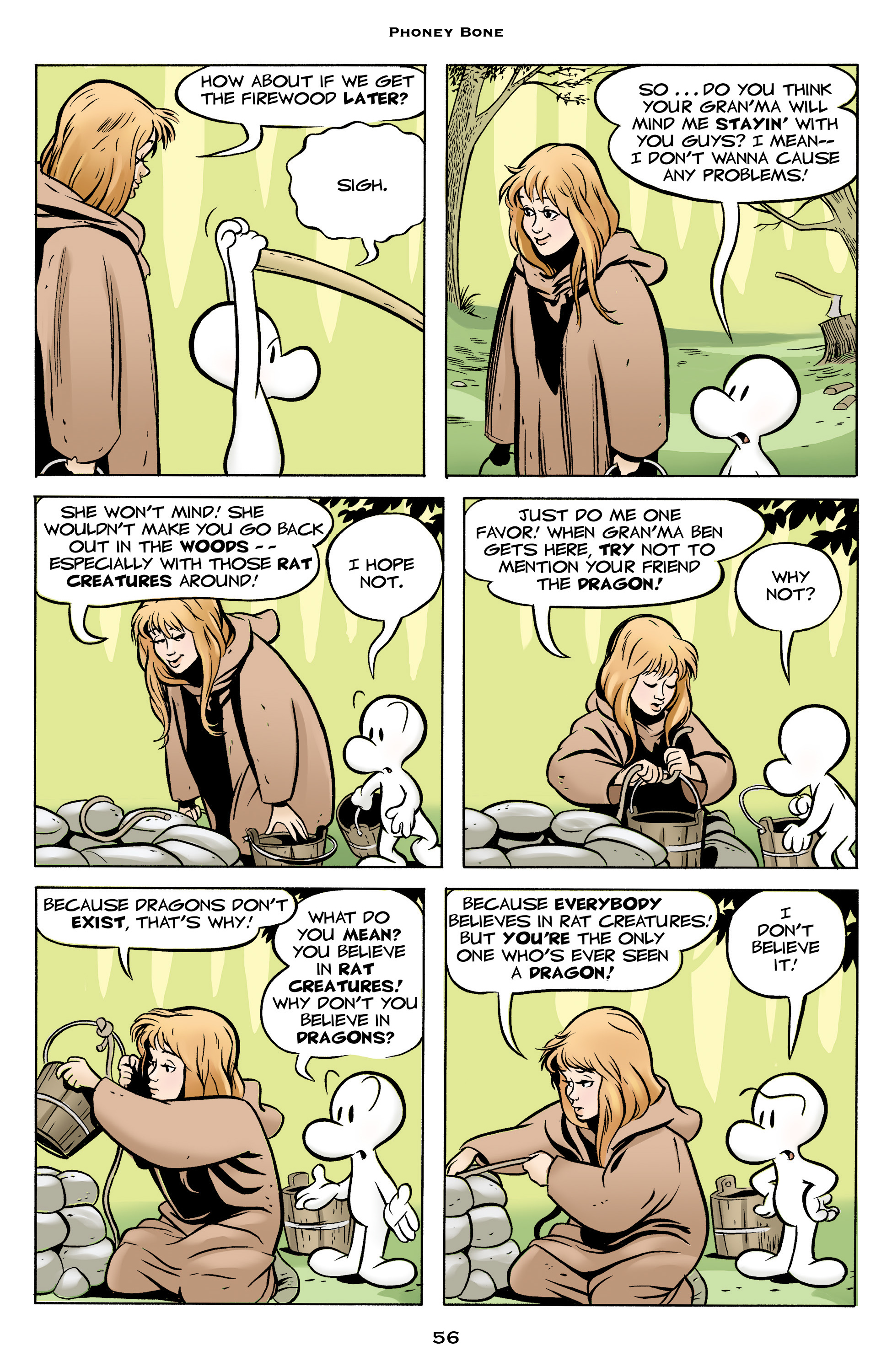 Read online Bone: Out From Boneville comic -  Issue # TPB - 56