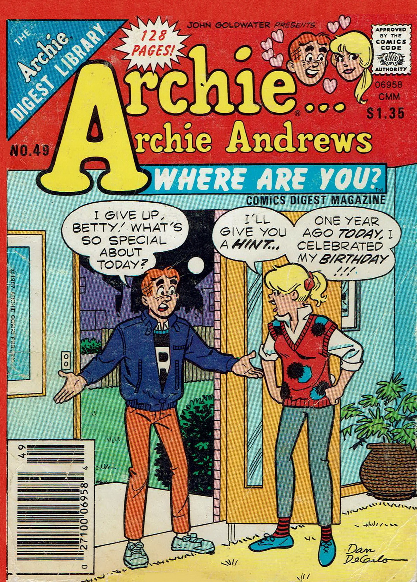 Read online Archie...Archie Andrews, Where Are You? Digest Magazine comic -  Issue #49 - 1