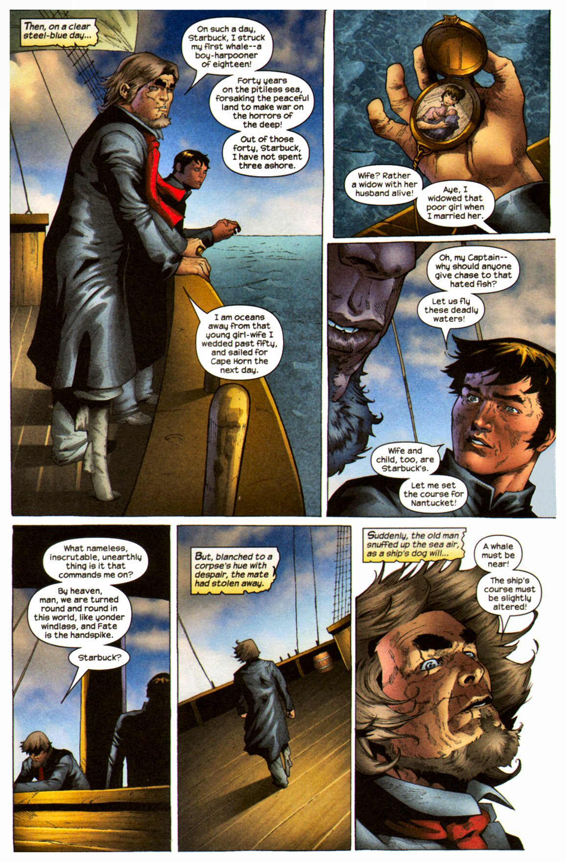 Read online Marvel Illustrated: Moby Dick comic -  Issue # TPB - 96