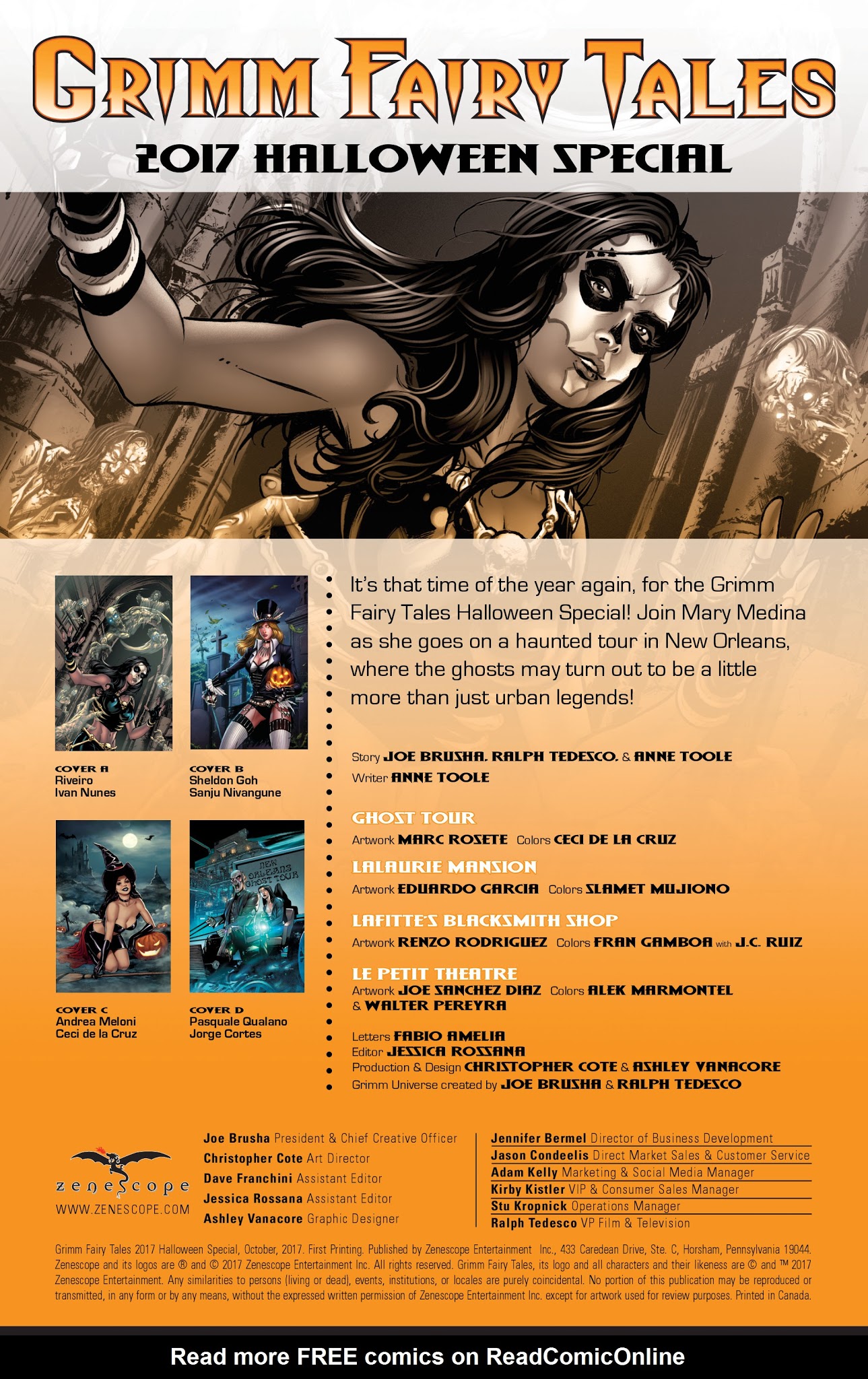 Read online Grimm Fairy Tales (2016) comic -  Issue # _Halloween Special - 2