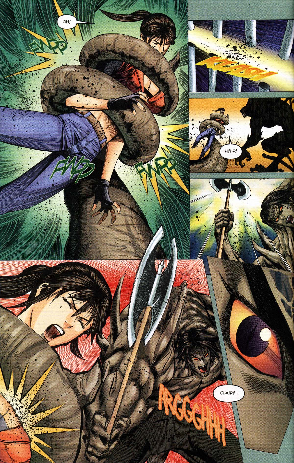 Read online Resident Evil Code: Veronica comic -  Issue #4 - 106