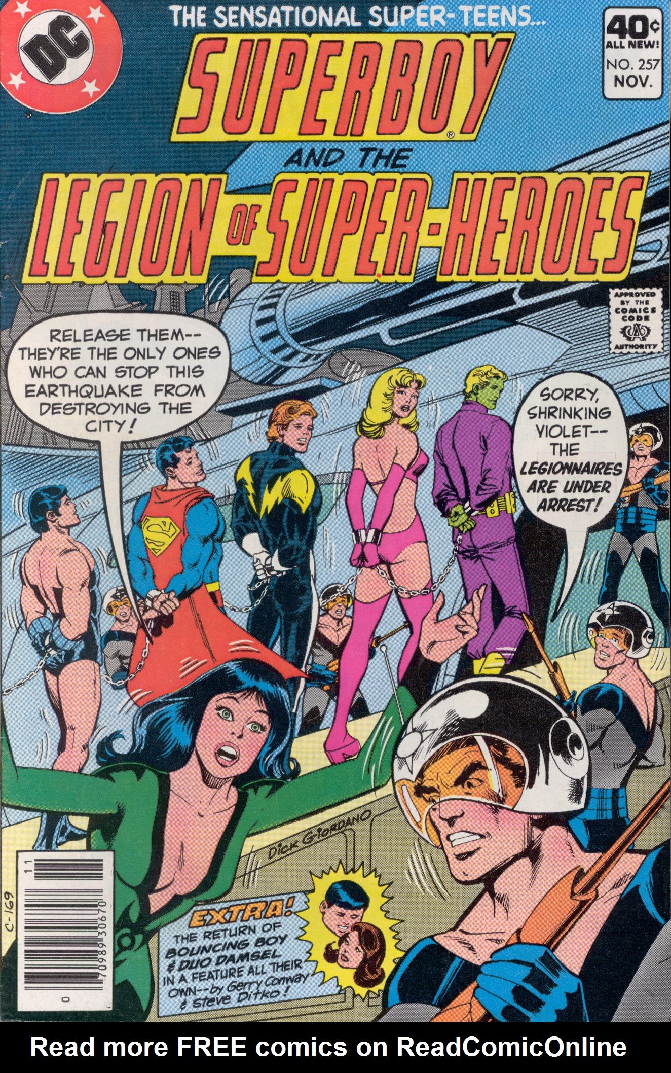 Read online Superboy and the Legion of Super-Heroes (1977) comic -  Issue #257 - 1