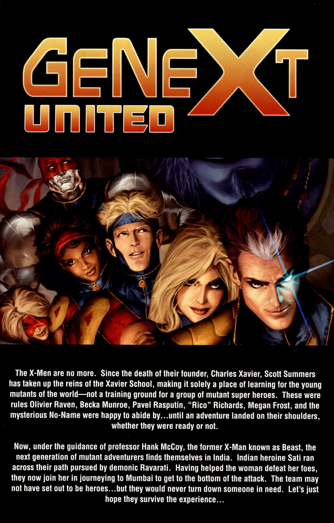 Read online GeNext: United comic -  Issue #2 - 2