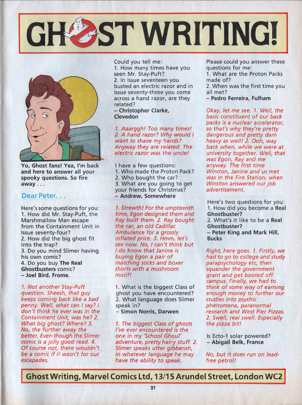 Read online The Real Ghostbusters comic -  Issue #81 - 21