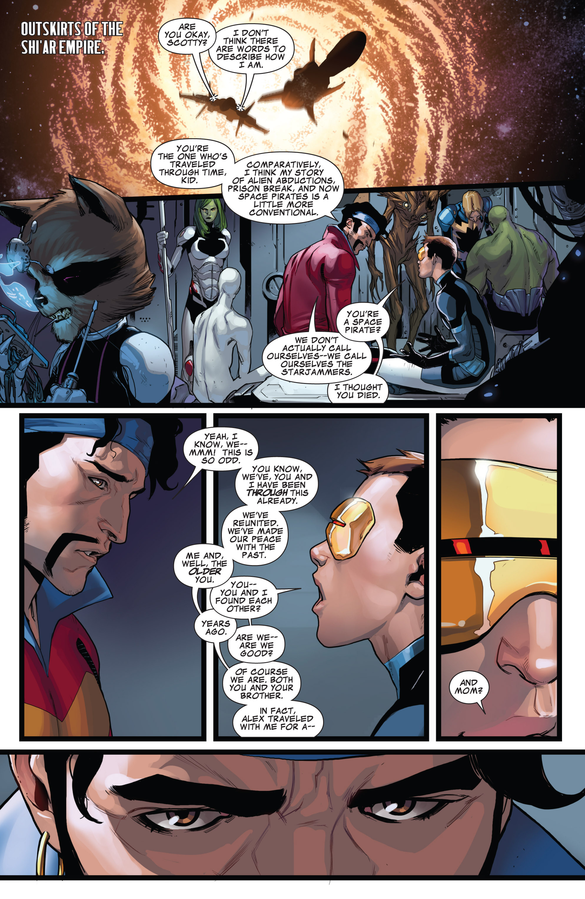 Read online Guardians of the Galaxy/All-New X-Men: The Trial of Jean Grey comic -  Issue # TPB - 69