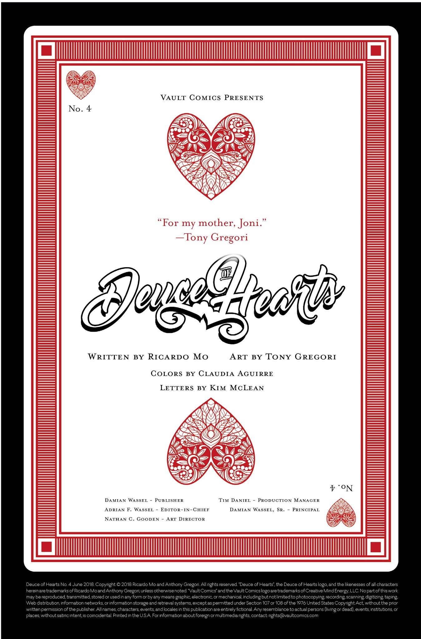 Read online Deuce of Hearts comic -  Issue #4 - 2