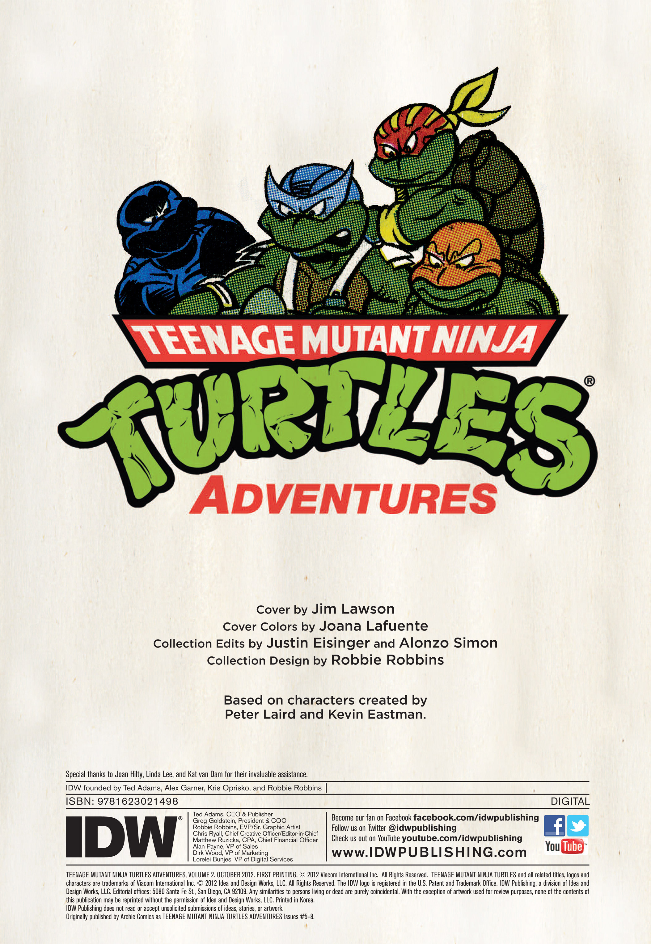 Read online Teenage Mutant Ninja Turtles Adventures (2012) comic -  Issue # TPB 2 - 2