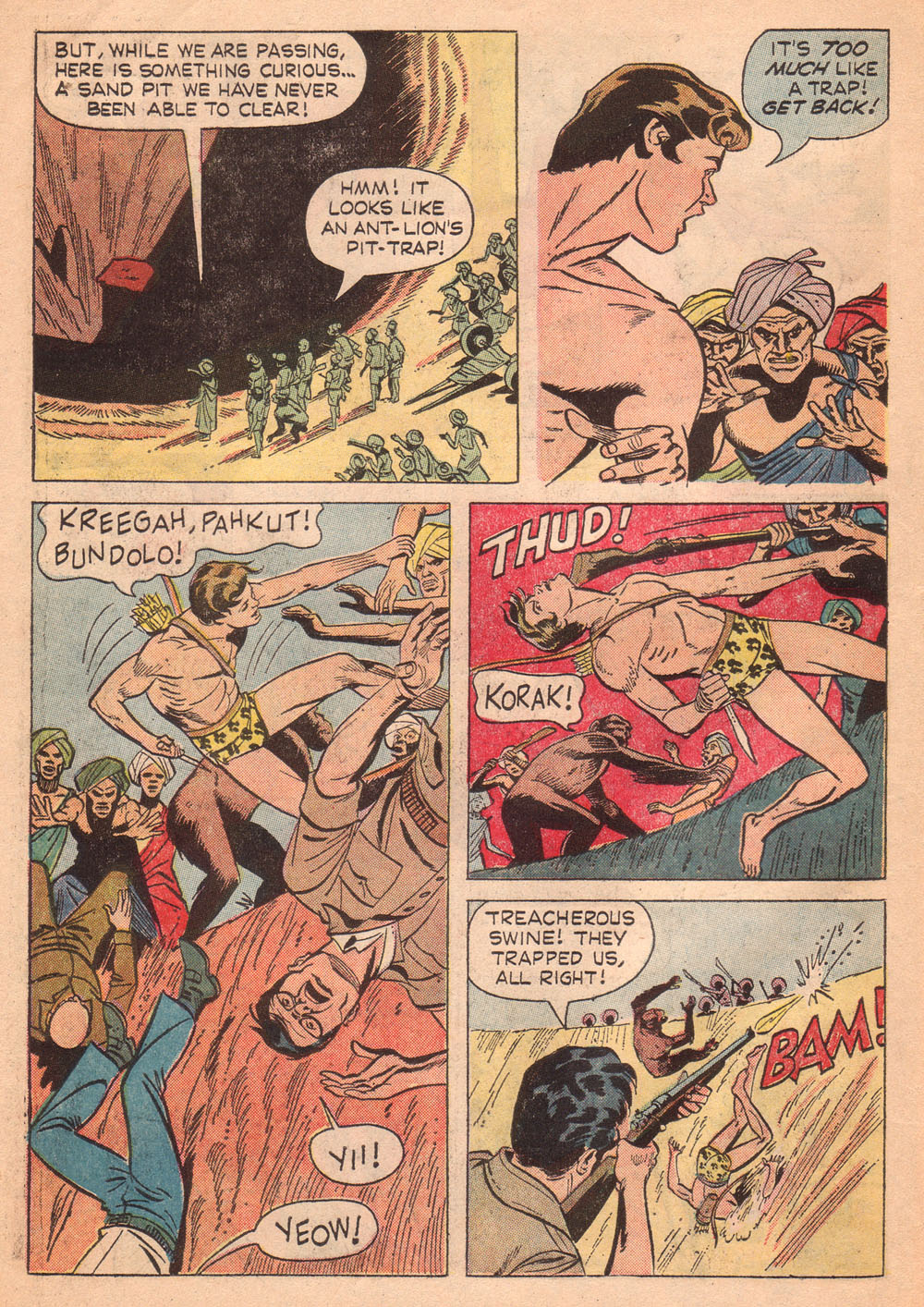 Read online Korak, Son of Tarzan (1964) comic -  Issue #9 - 10