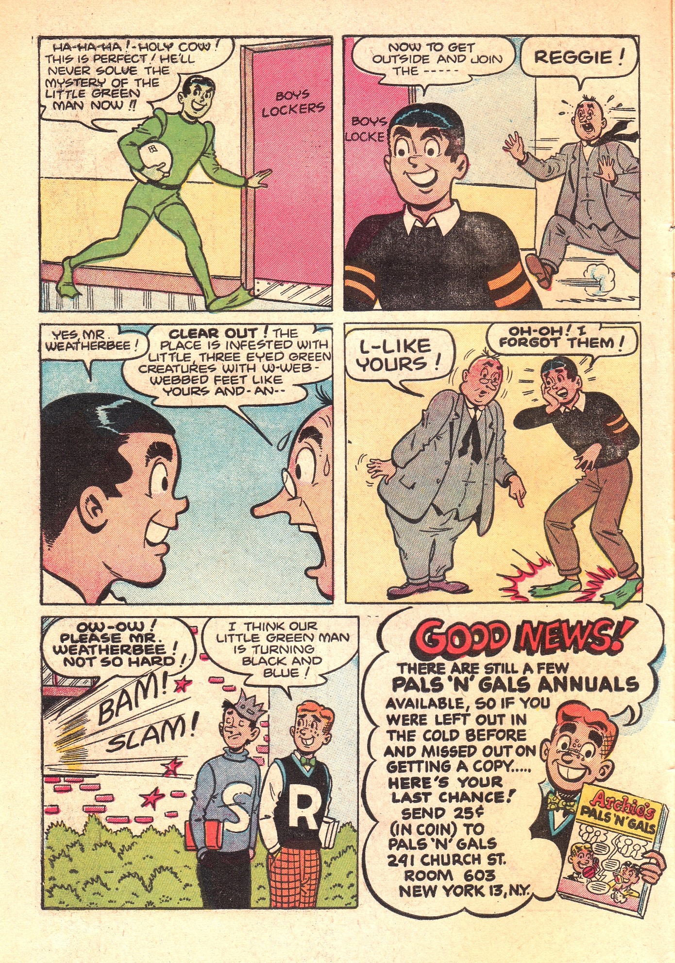 Read online Archie's Rival Reggie comic -  Issue #11 - 6