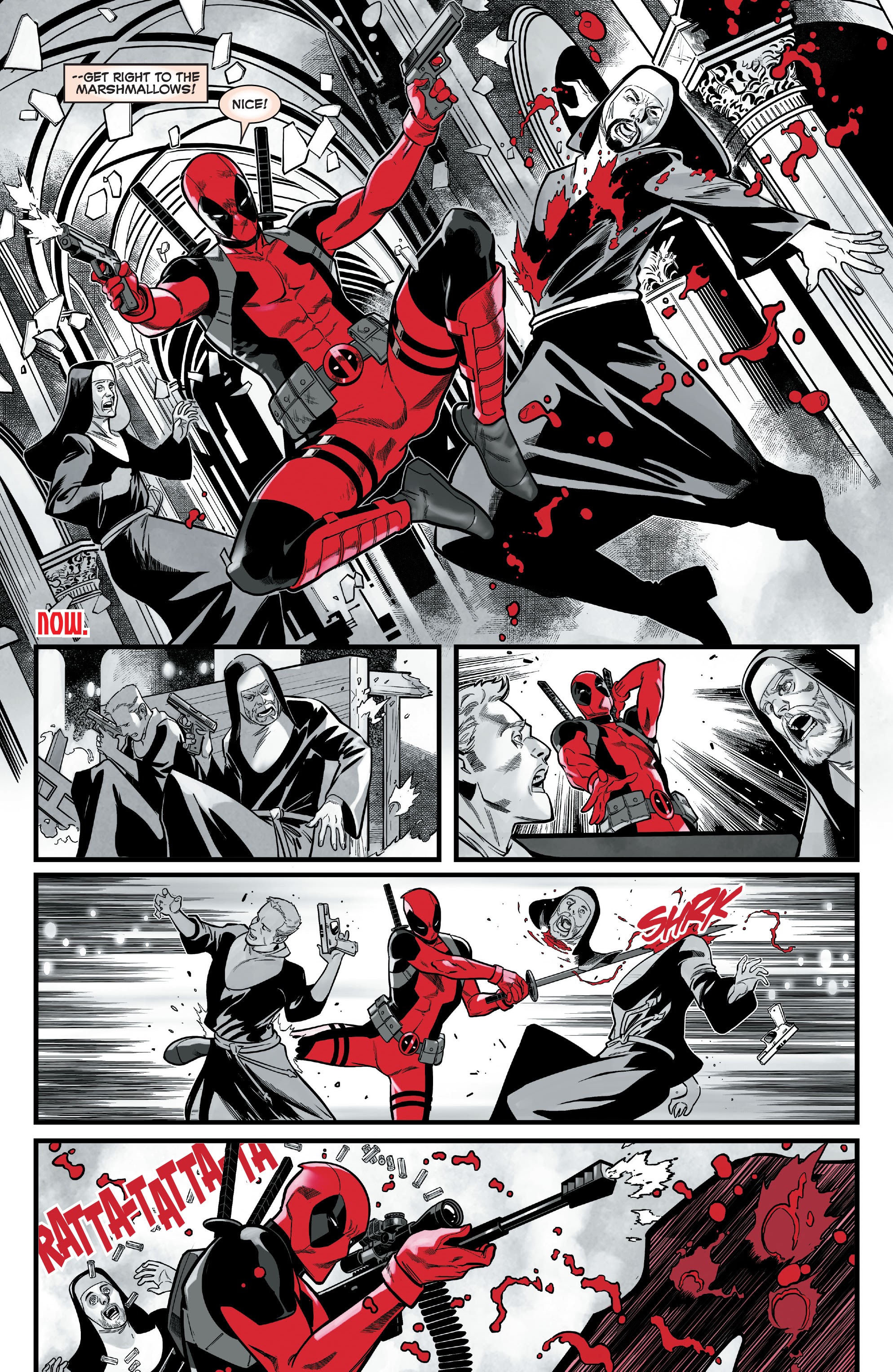 Read online Deadpool: Black, White & Blood comic -  Issue #3 - 10