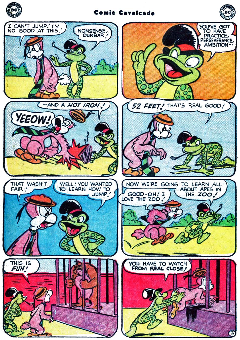 Read online Comic Cavalcade comic -  Issue #62 - 30