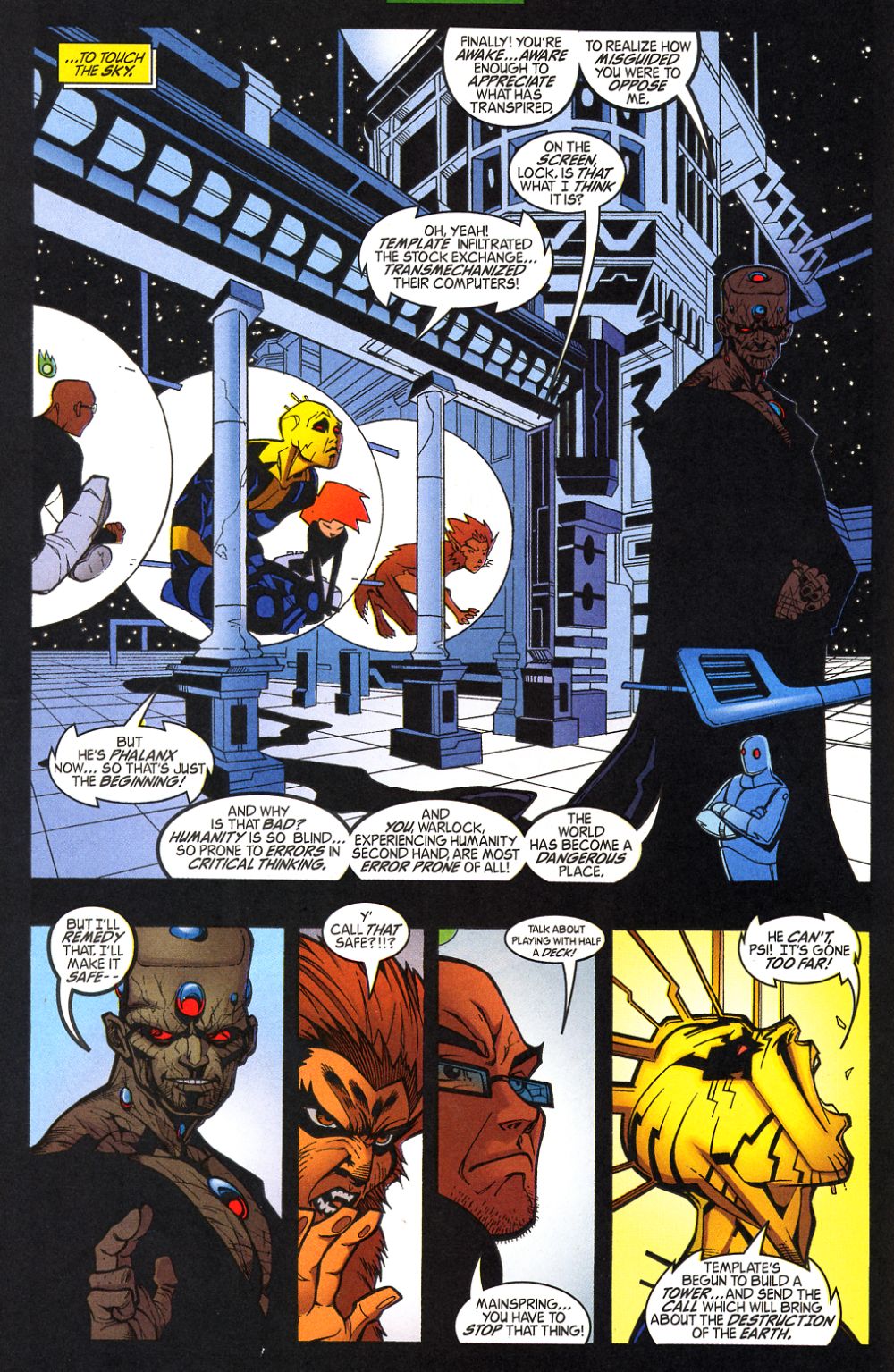 Read online Warlock (1999) comic -  Issue #8 - 9